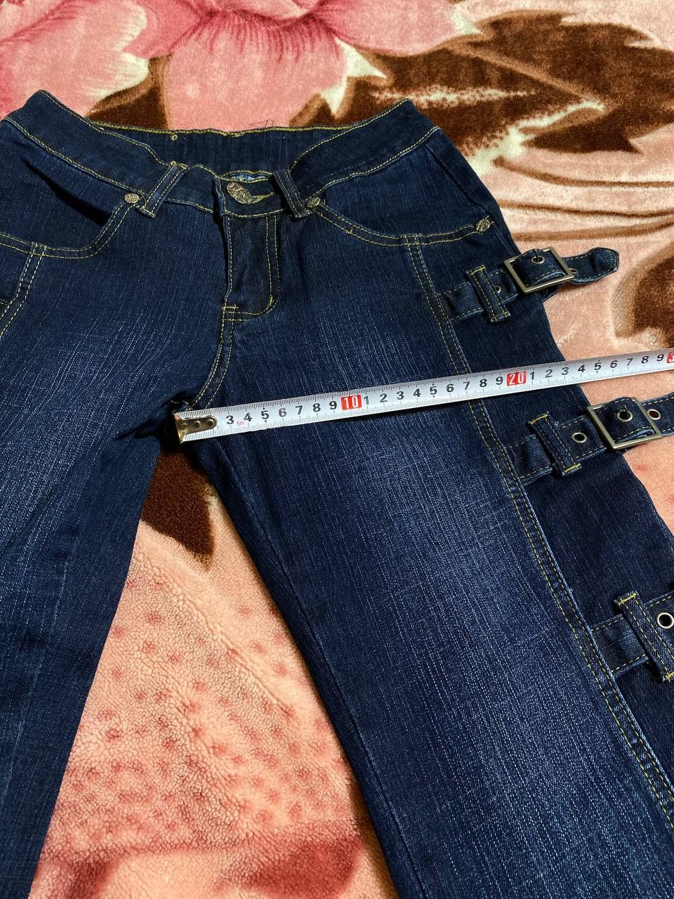 Japanese Brand Y2k rick owen style custom denim distressed baggy jeans Size US 28 / EU 44 - 3 Thumbnail