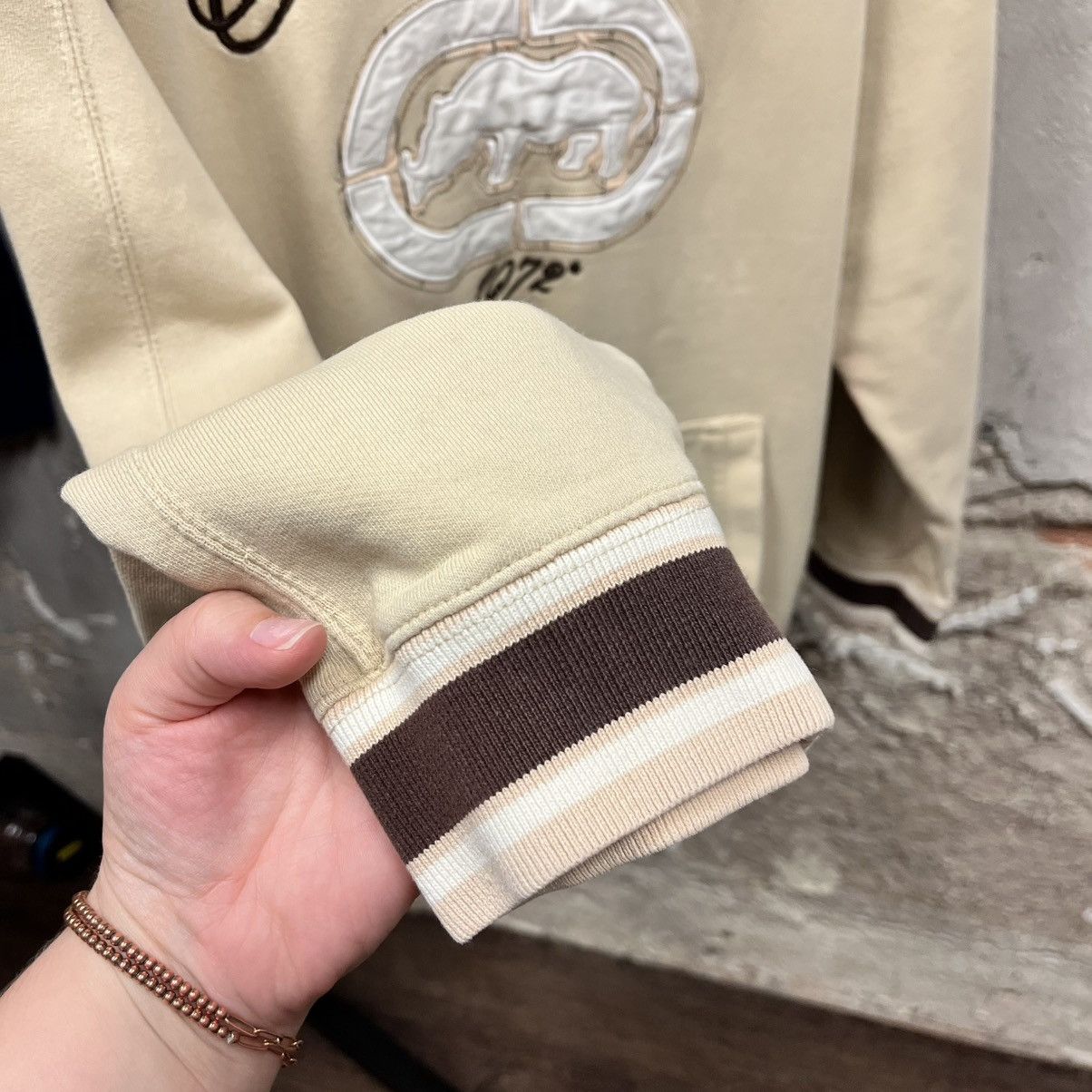Ecko Unltd. Ecko Unlimited Y2K Vintage Baggy Oversized Brown Hoodie XL Size US XL / EU 56 / 4 - 4 Thumbnail