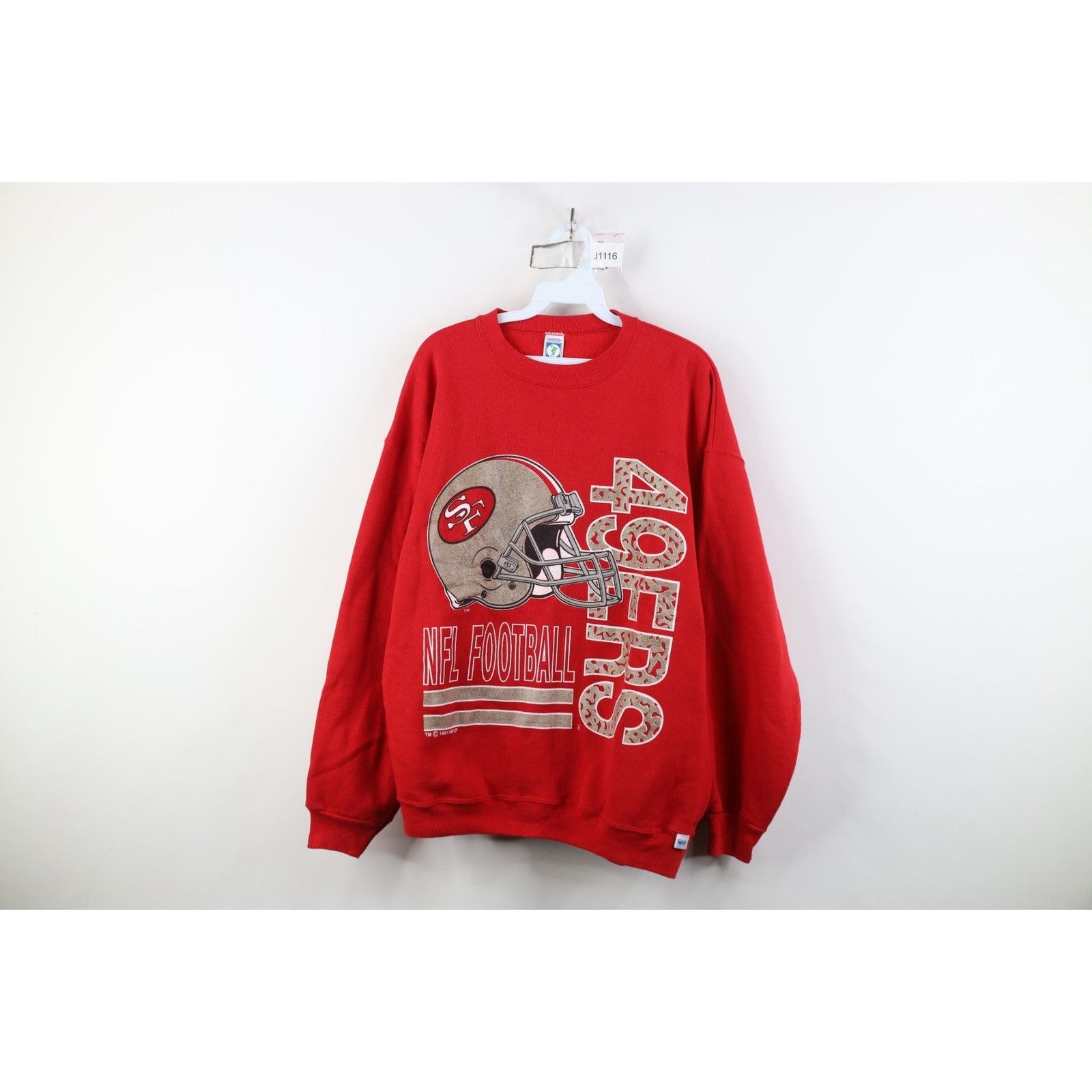 Vintage Vintage 90s San Francisco 49ers Football Sweatshirt Size US L / EU 52-54 / 3 - 1 Thumbnail