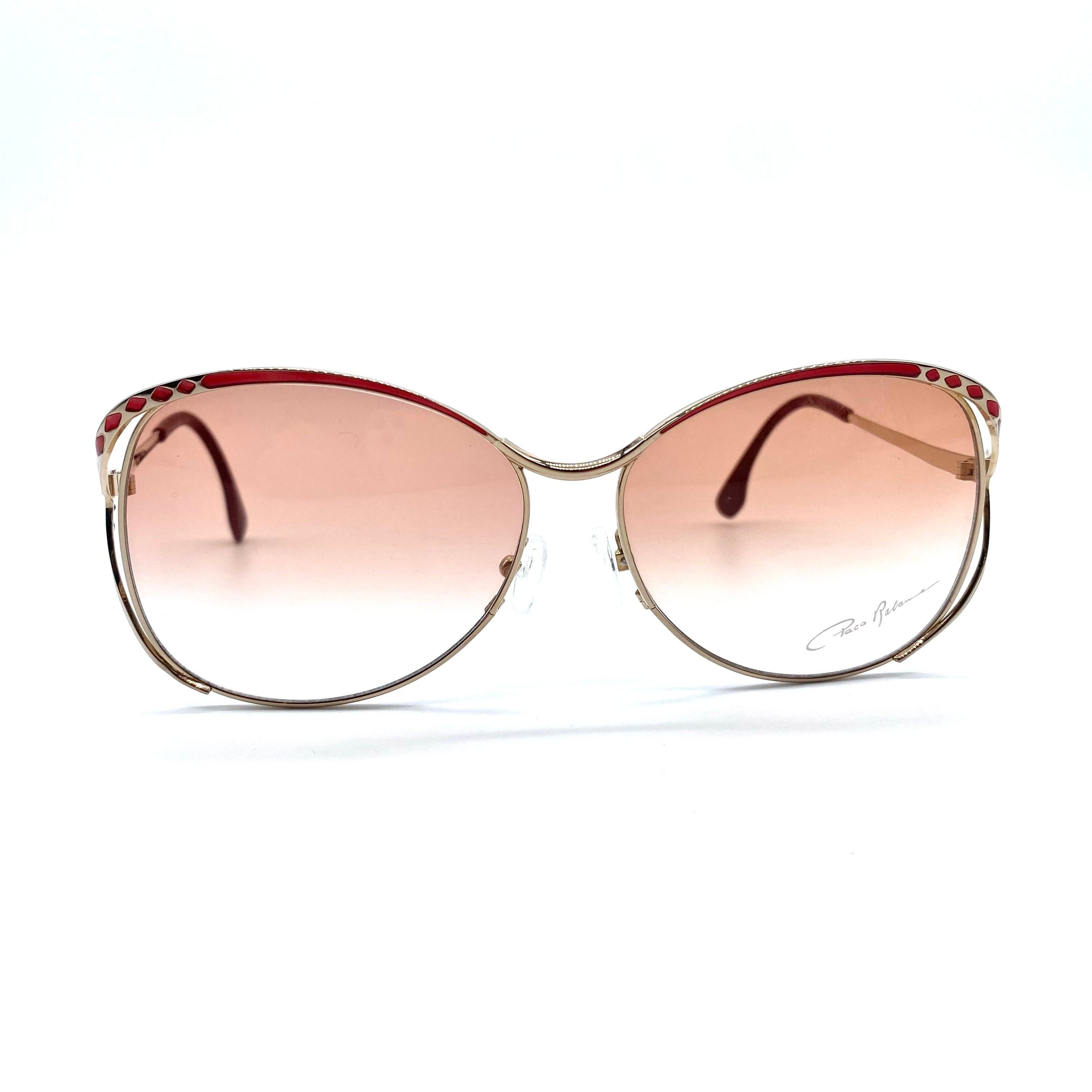 Paco Rabanne Vintage Paco Rabanne Eye wear Sunglasses Red Size ONE SIZE - 2 Thumbnail