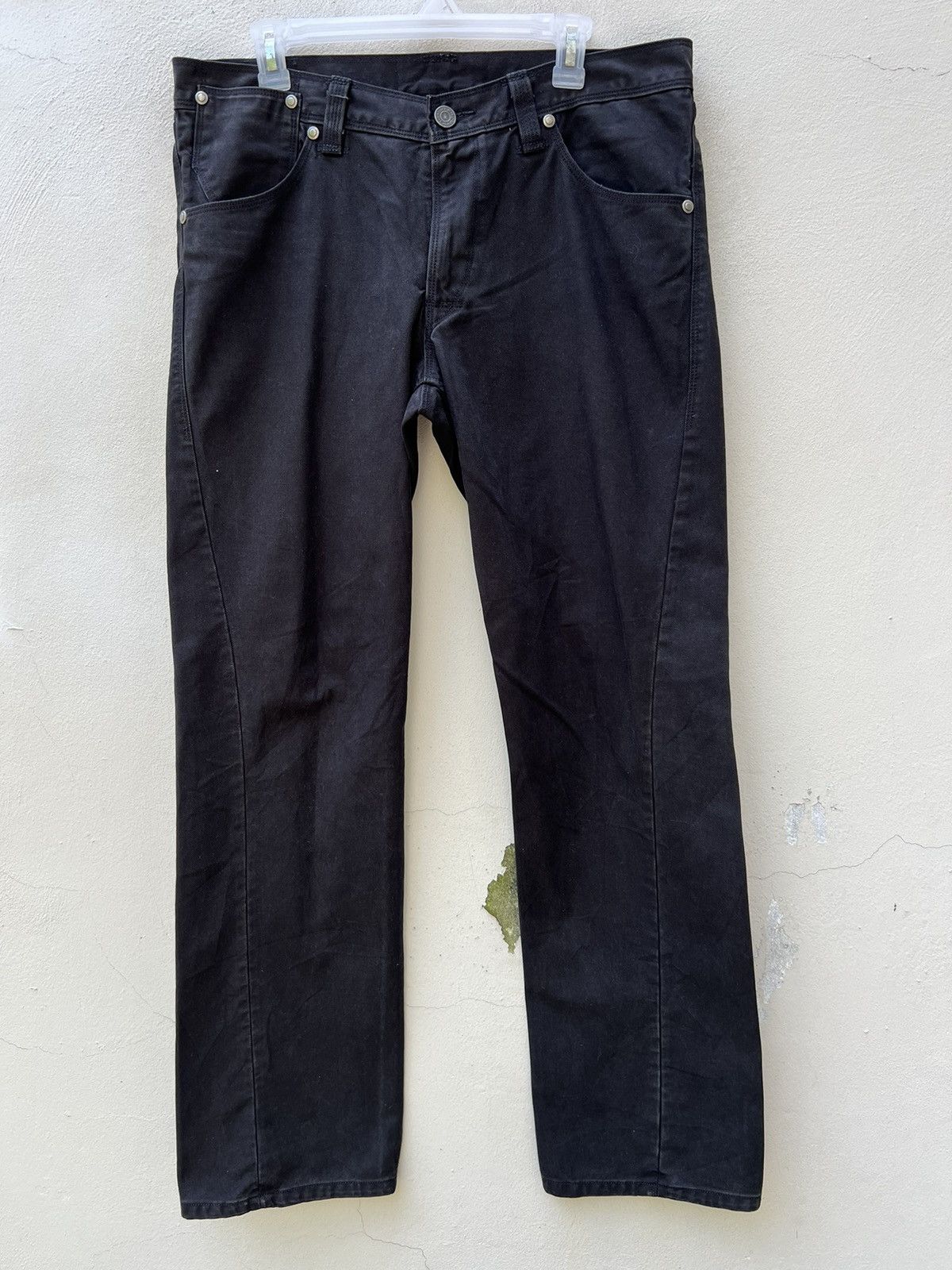 Levi's Vintage 2004 Levi’s Engineered Super Black Denim Jeans Size US 34 / EU 50 - 7 Thumbnail