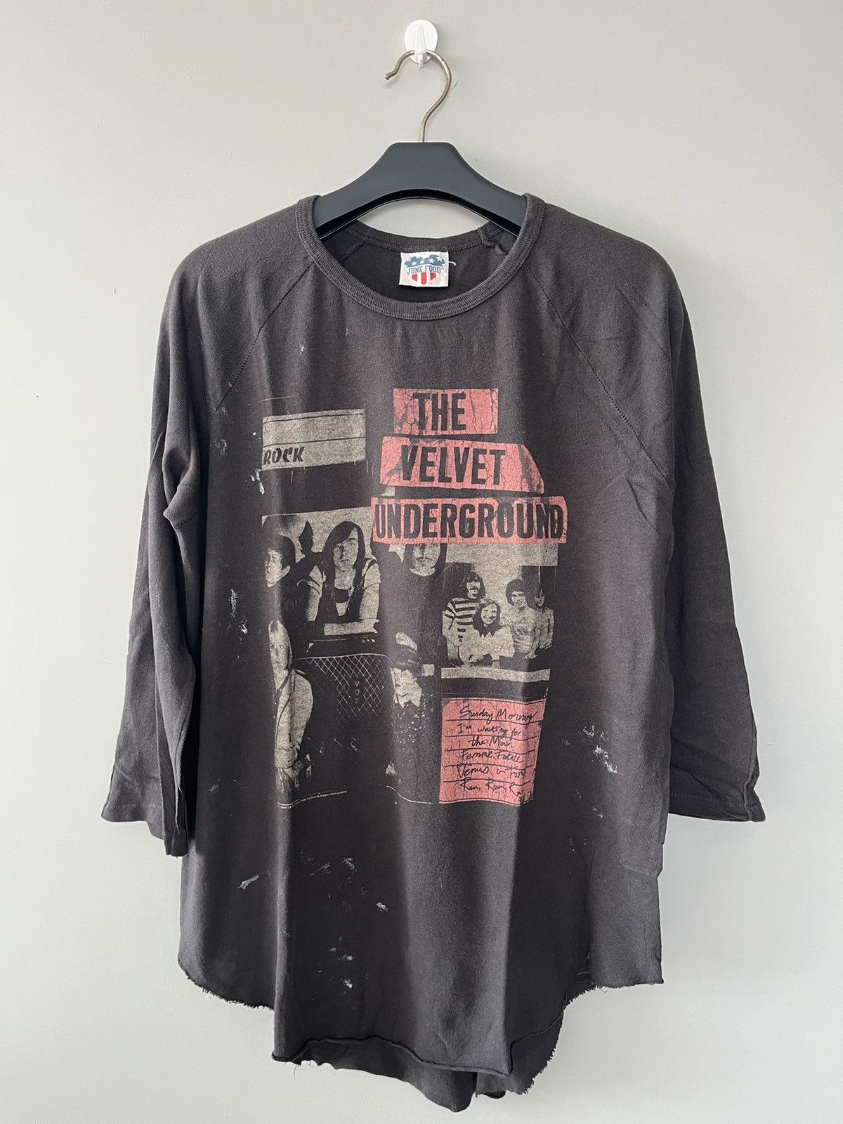 Band Tees × Vintage THE VELVET UNDERGROUND ROCK BAND VINTAGE REGLAN T-SHIRT Size US L / EU 52-54 / 3 - 1 Thumbnail