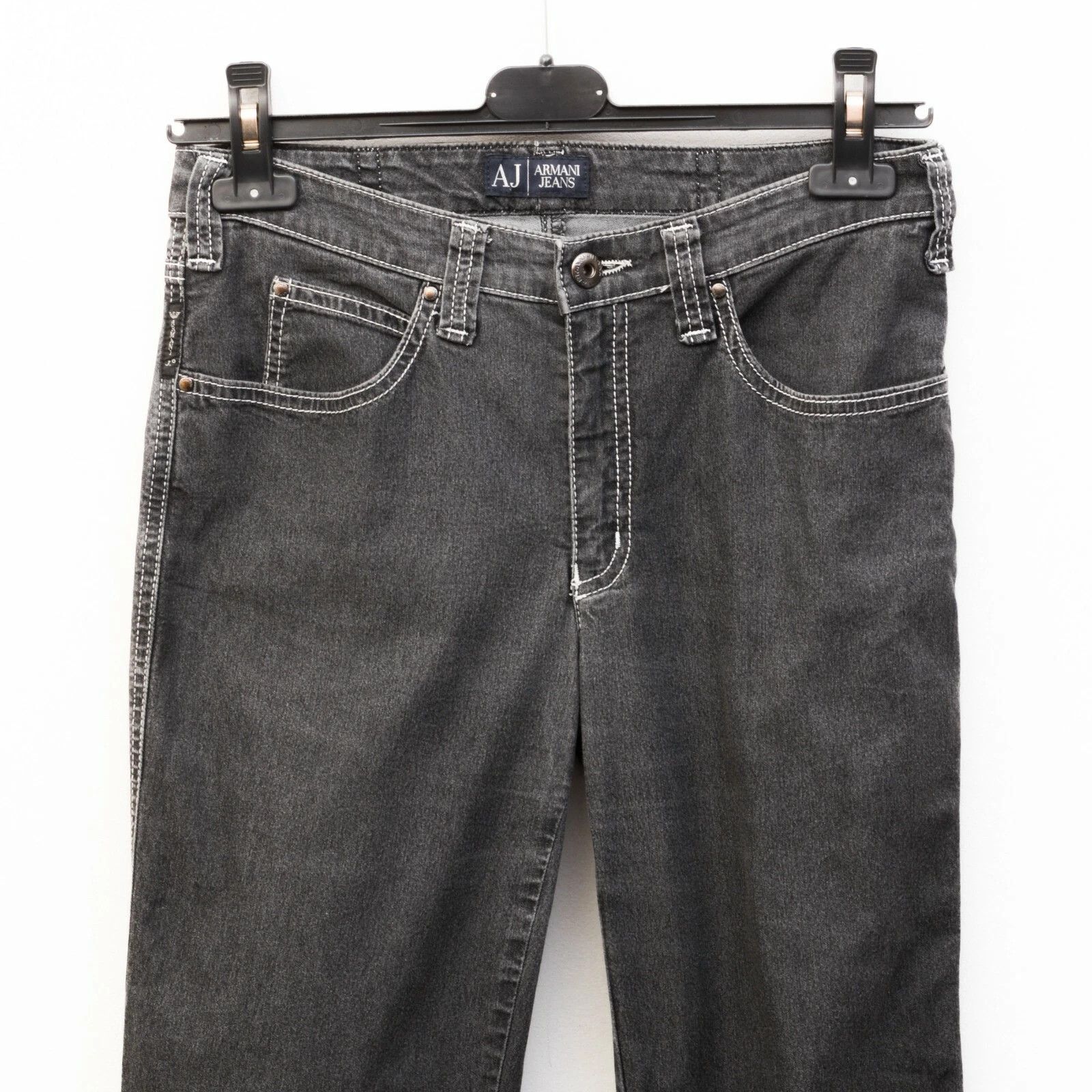 Armani Jeans Straight Women's Jeans Size 28 Trousers Mid Rise Size 28" / US 6 / IT 42 - 8 Thumbnail