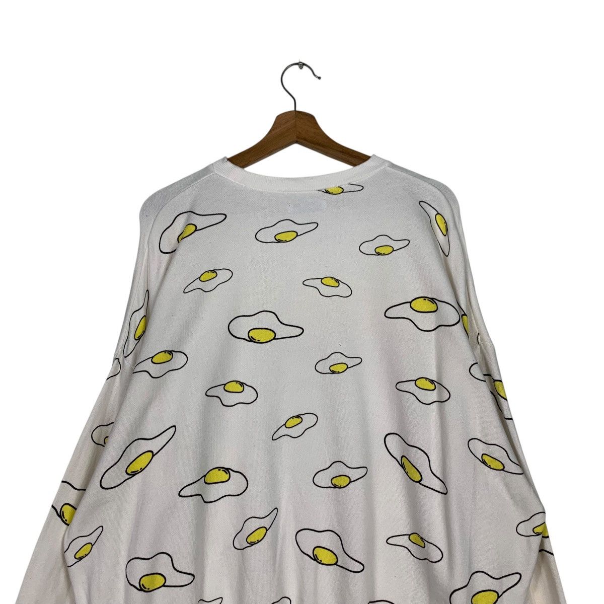 Japanese Brand PUNYUS MEDAMAYAKI Eggs All Over Print Sweatshirts #1952-C85 Size US XXL / EU 58 / 5 - 13 Thumbnail