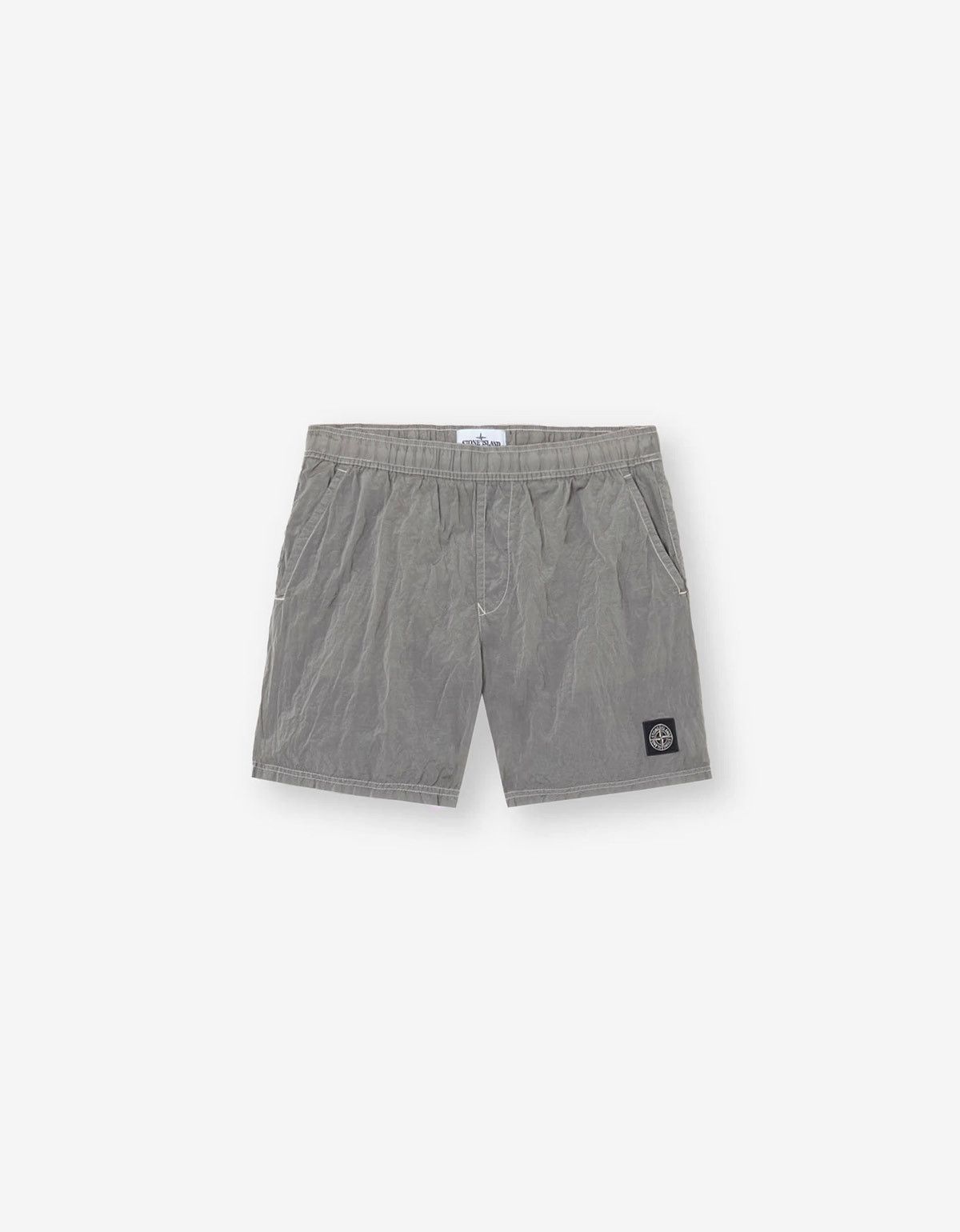 Stone Island Grey Nylon Metal Swim Shorts