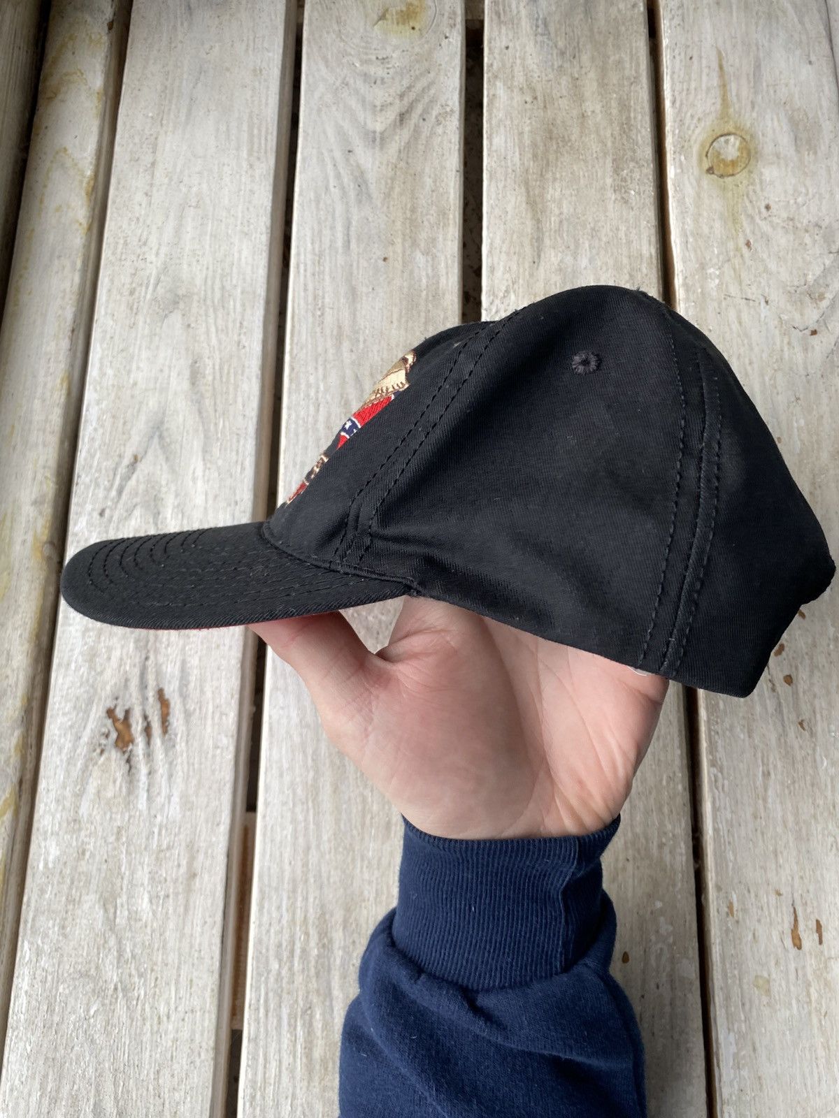 Japanese Brand × Vintage Vintage 90s Y2K Made in USA Flag Cap Hat Size ONE SIZE - 3 Thumbnail
