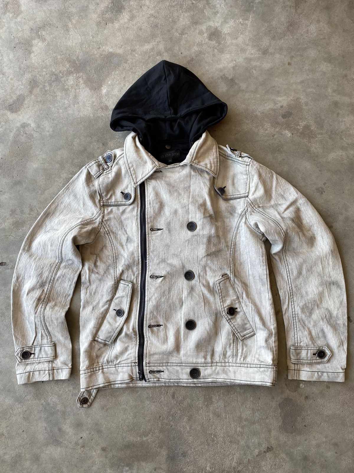 image of 20471120 x Beauty Beast In The Attic Double Layer Jacket Archives in White, Men's (Size Medium)