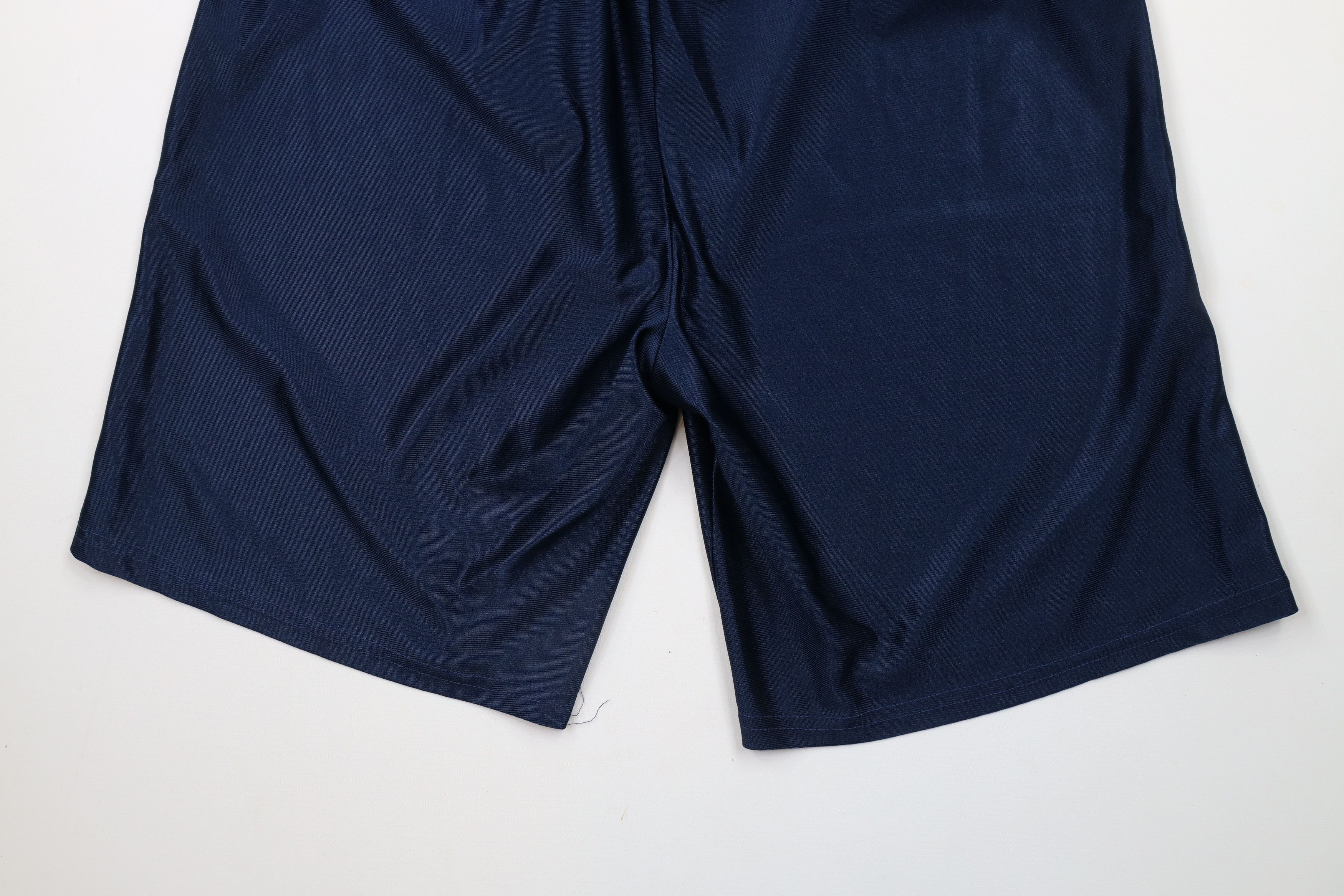 Vintage Vintage 90s Streetwear Polyester Basketball Shorts Blue USA Size US 34 / EU 50 - 10 Thumbnail