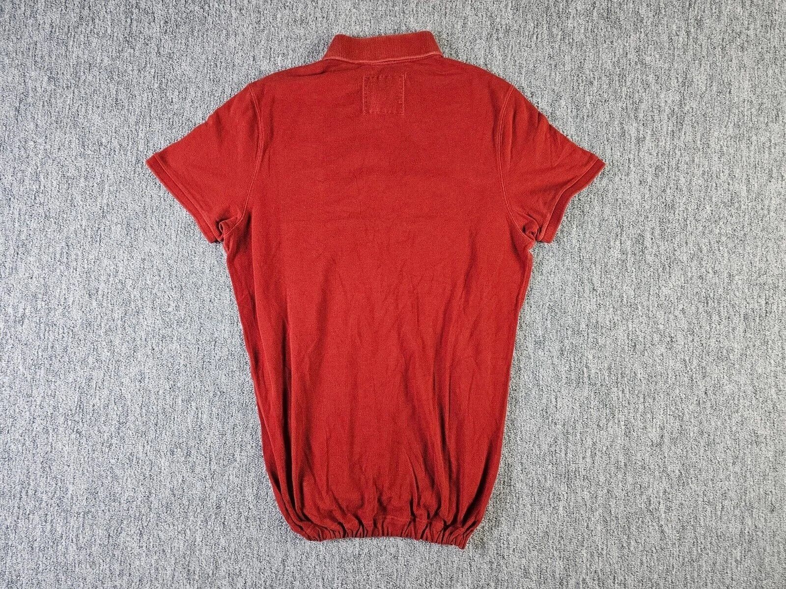 Abercrombie & Fitch Abercrombie Fitch Muscle Fit Polo Moose Embroidered Burgundy Size US XL / EU 56 / 4 - 5 Thumbnail