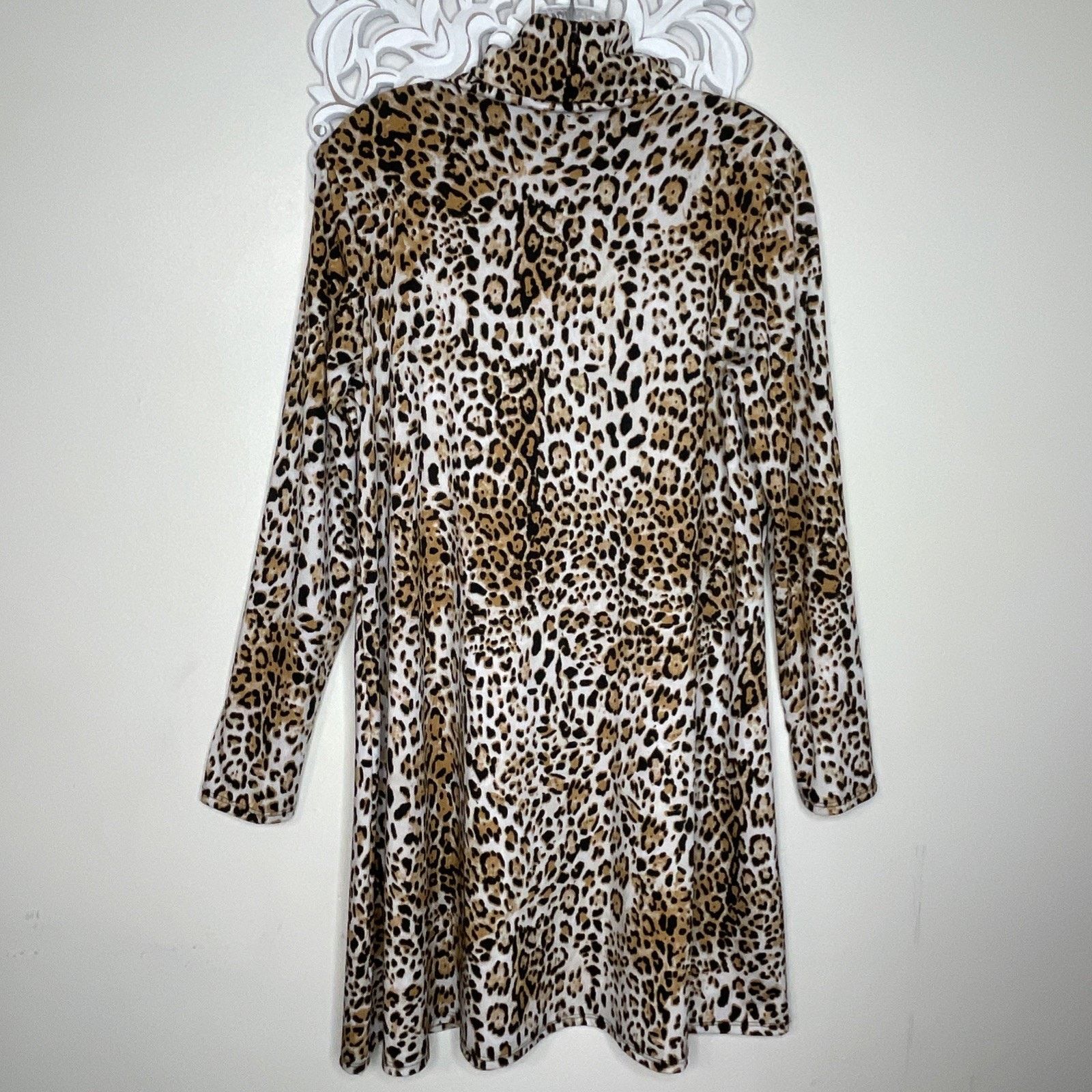 Other TIANA B. size LARGE Turtle Neck MASK Shift Dress Size L / US 10 / IT 46 - 6 Thumbnail