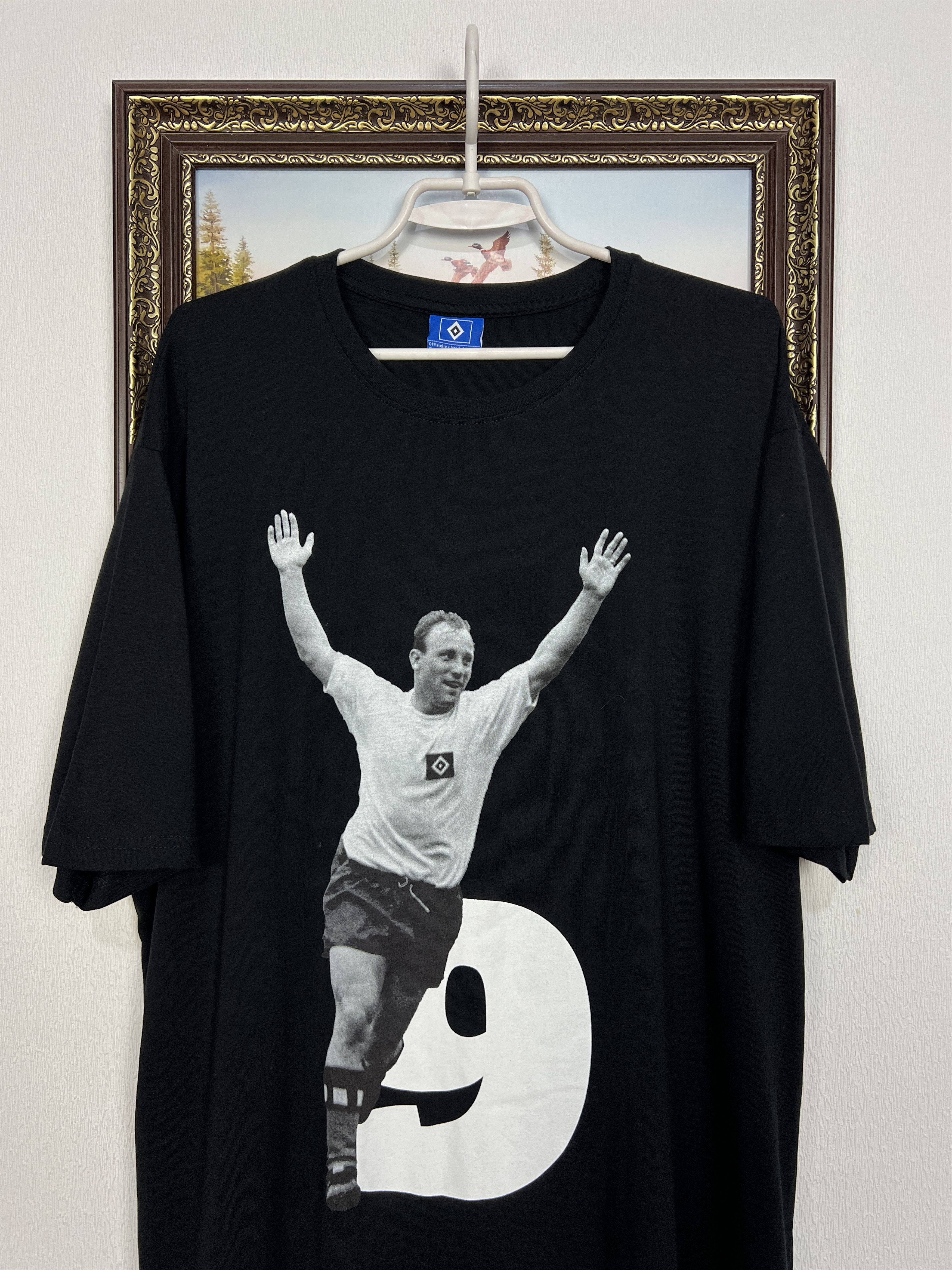 Vintage Hamburg Uwe Seeler Retro Football Shirt Soccer Jersey Trikot Size US XXL / EU 58 / 5 - 2 Thumbnail