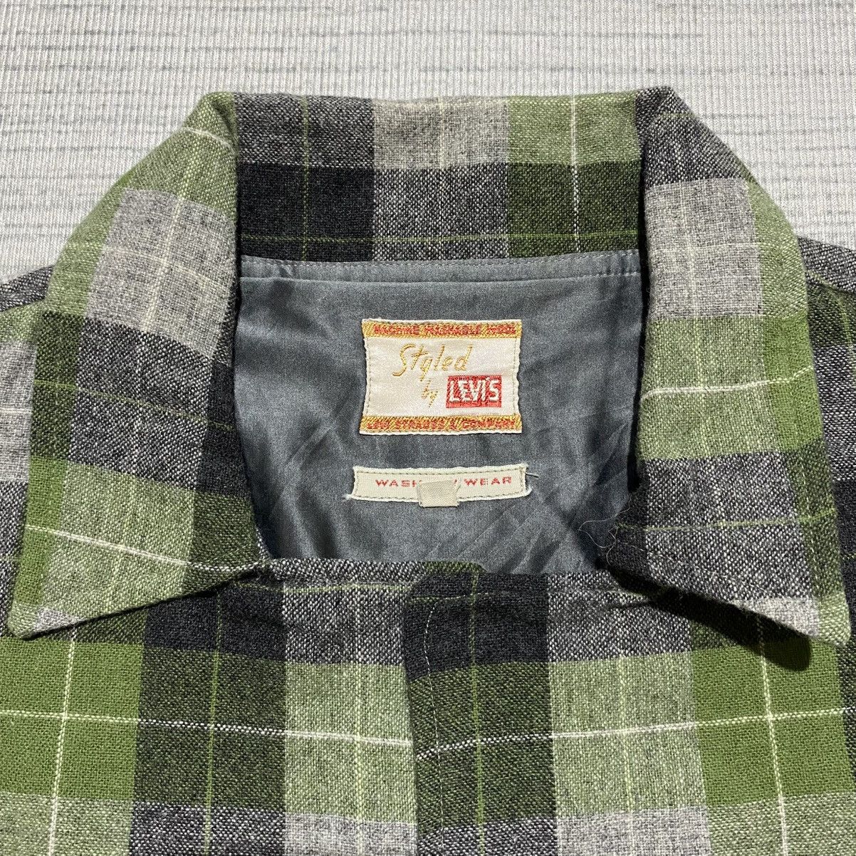 Levi's Vintage Clothing Vintage 1950’s Levi’s Wool Check shirt jacket Size US L / EU 52-54 / 3 - 4 Thumbnail