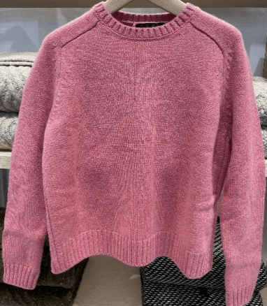 Loro Piana o1w1db10724 Parksville Crewneck Sweater in Pink Size M / US 6-8 / IT 42-44 - 1 Preview