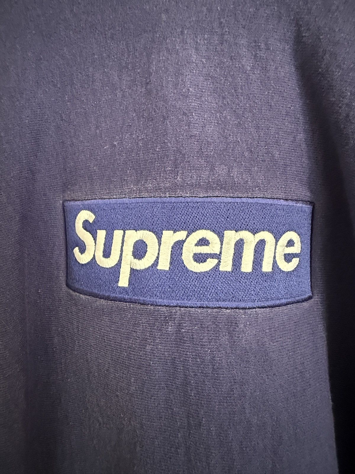 Supreme Supreme 2021 Navy Box Logo Hoodie Size Large Size US L / EU 52-54 / 3 - 2 Thumbnail