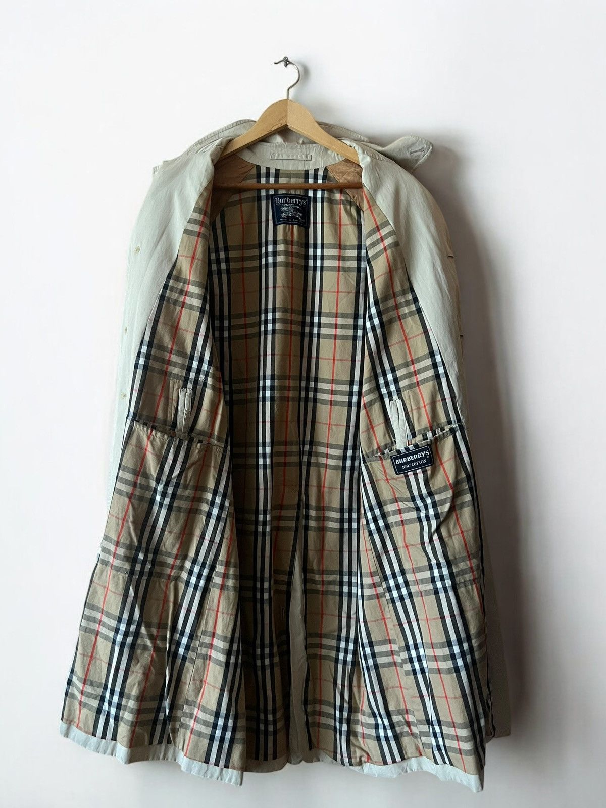 Burberry Prorsum × Vintage BURBERRY’S PRORSUM 90s VINTAGE TRENCH COAT NOVA CHECK CLOAK Size M / US 6-8 / IT 42-44 - 3 Thumbnail