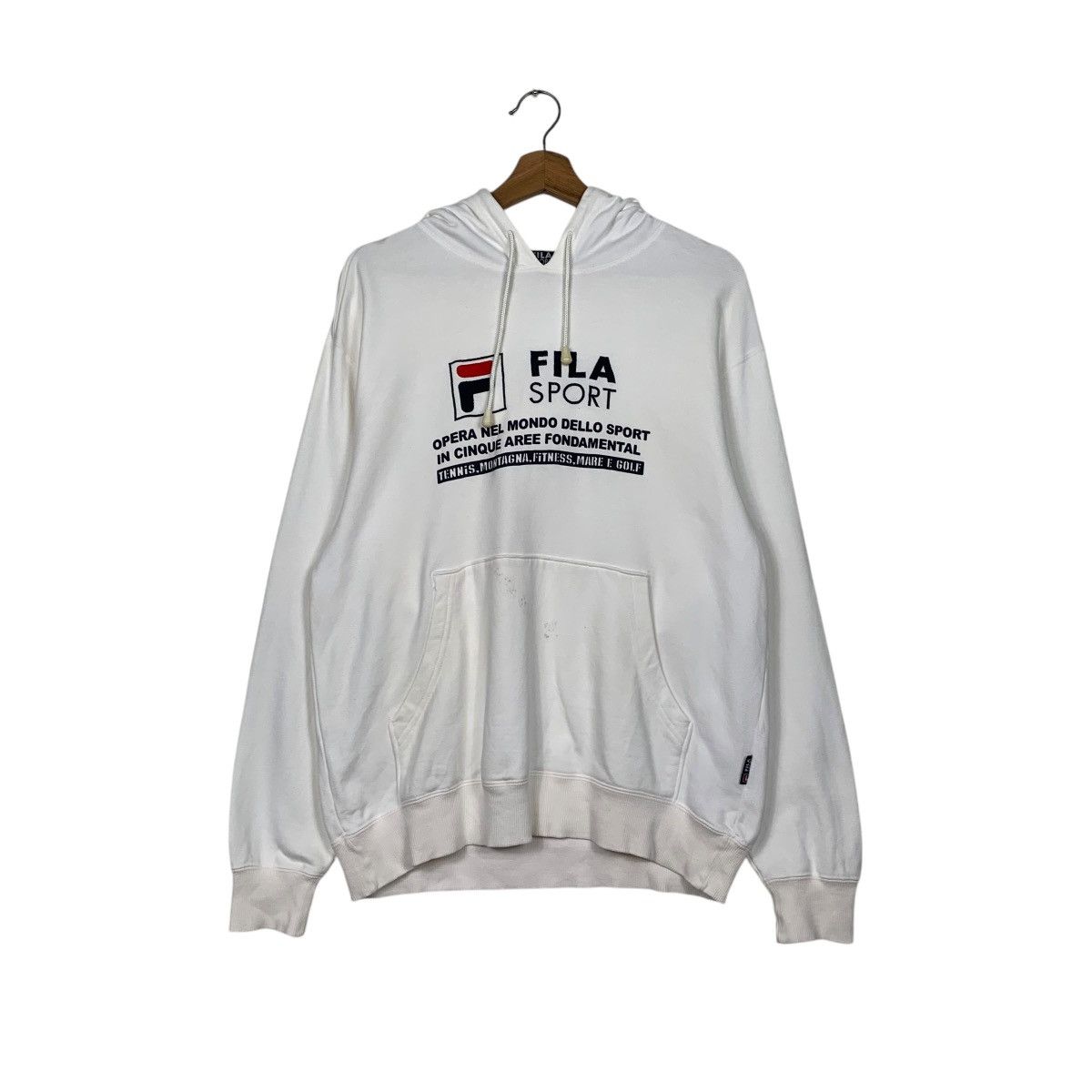 Fila Fila Sport Big Logo Pullover Hoodie Size US M / EU 48-50 / 2 - 10 Thumbnail