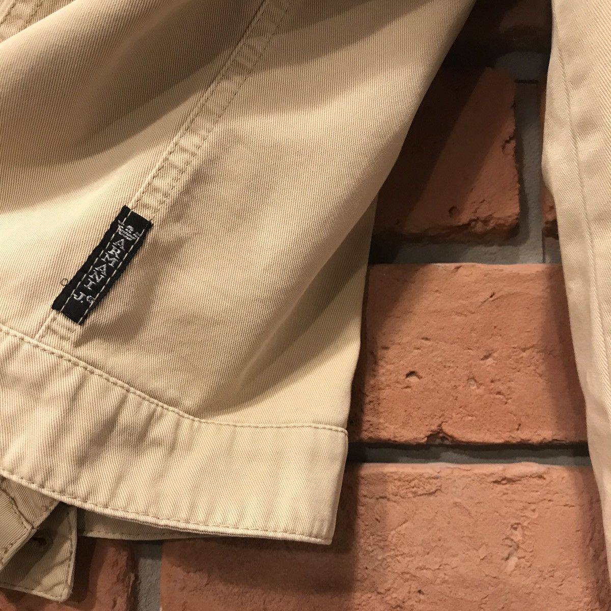 Giorgio Armani Armani jeans jacket beige camel with logo buttons light Size M / US 6-8 / IT 42-44 - 12 Thumbnail