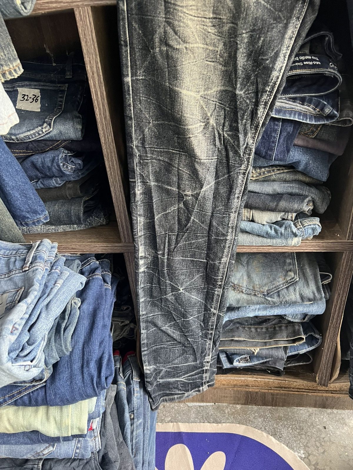 semanticdesign 🔥Rare Semantic Design Flared Distressed Denim Size US 35 - 4 Thumbnail