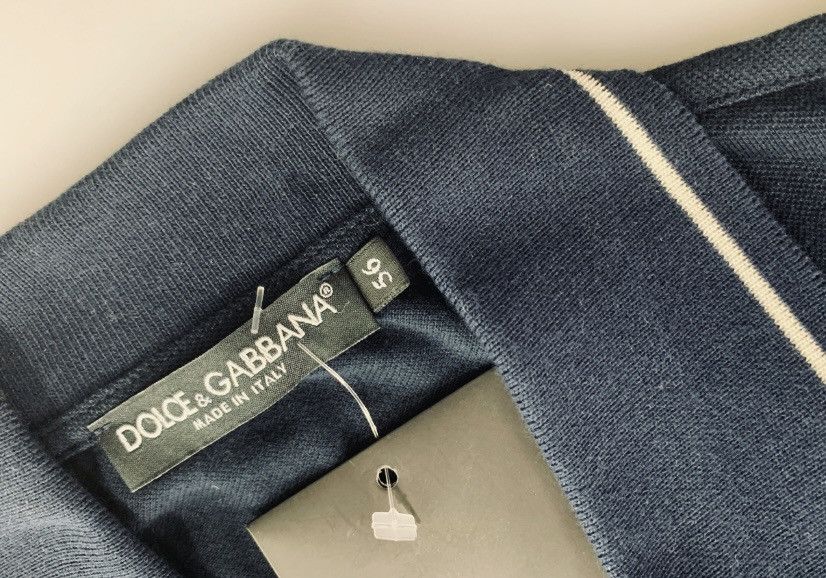 Dolce & Gabbana Dolce & Gabbana 🇮🇹 blue logo resort polo shirt XL NWT Size US XL / EU 56 / 4 - 2 Thumbnail