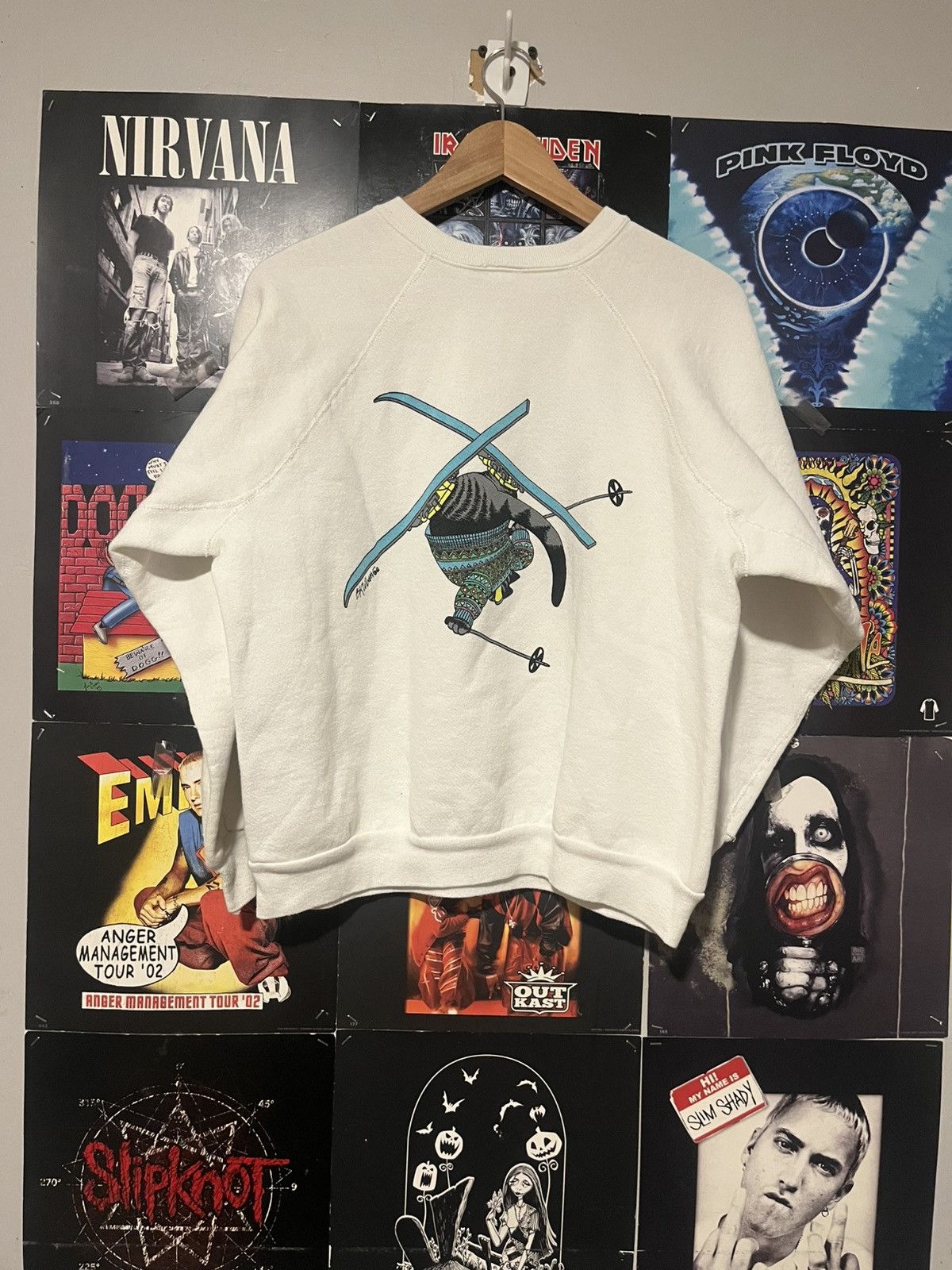 Other Vintage 80’s Crazy Shirts B Kliban skiing Cat sweatshirt Size US M / EU 48-50 / 2 - 9 Thumbnail