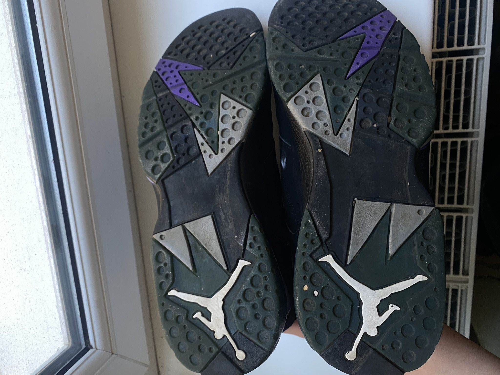 Designer × Jordan Brand Size 13 - Air Jordan 7 Retro PE Ray Allen Black Purple Size US 14 / EU 47 - 5 Thumbnail