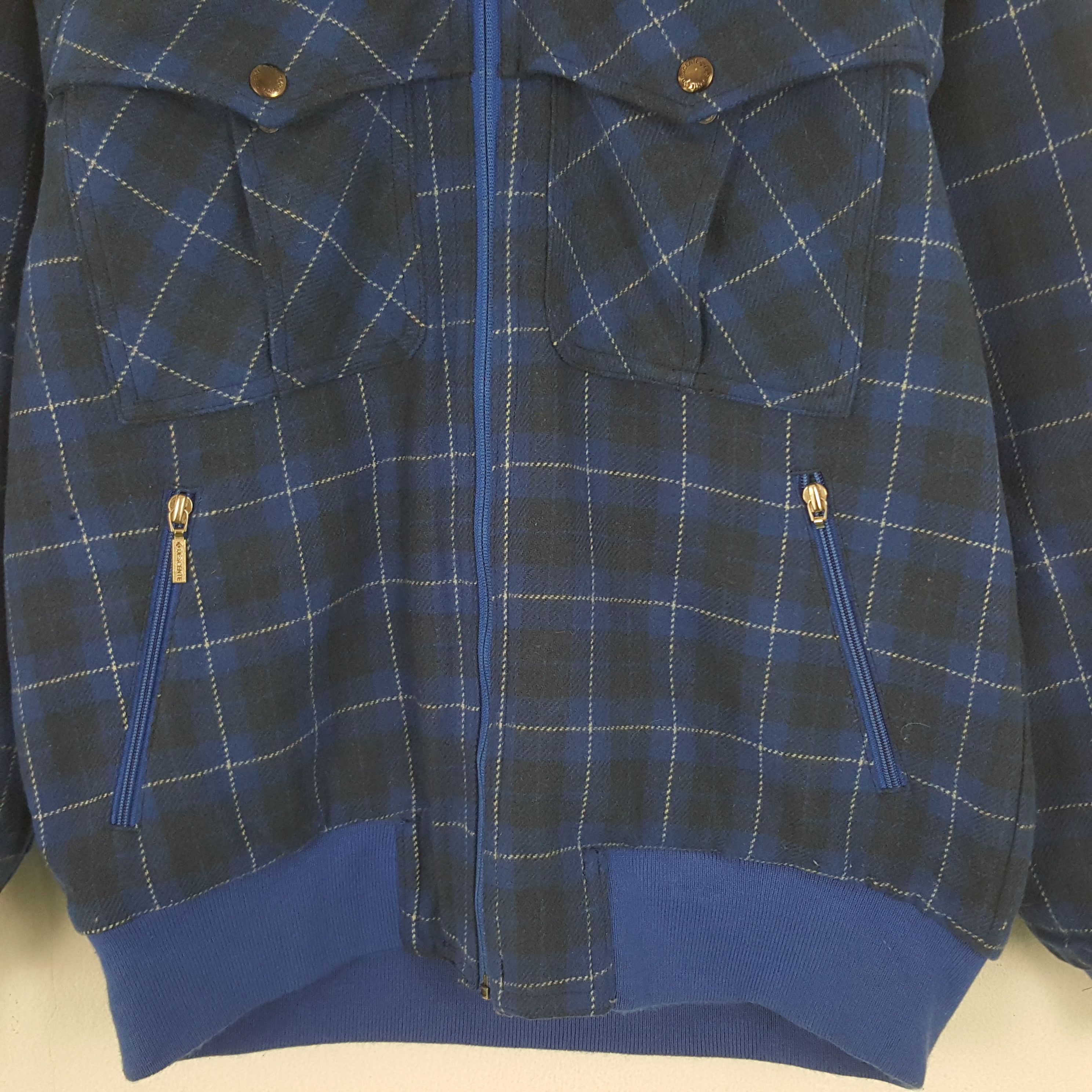 Vintage Vintage Eizac Custom Skulls Wool Hoodie Jacket Size US S / EU 44-46 / 1 - 4 Thumbnail