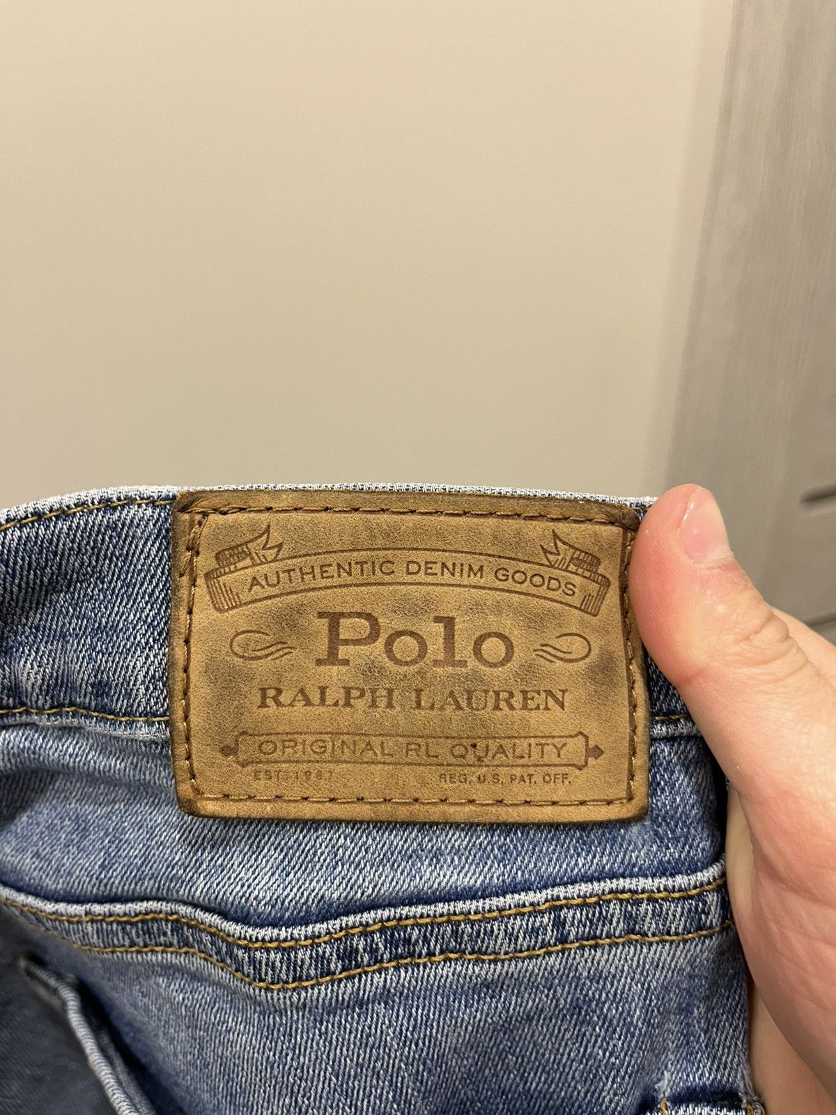 Polo Ralph Lauren Vintage 90s Polo Ralph Lauren Sullivan Jeans Blue Y2K 36/32 Size US 36 / EU 52 - 7 Thumbnail