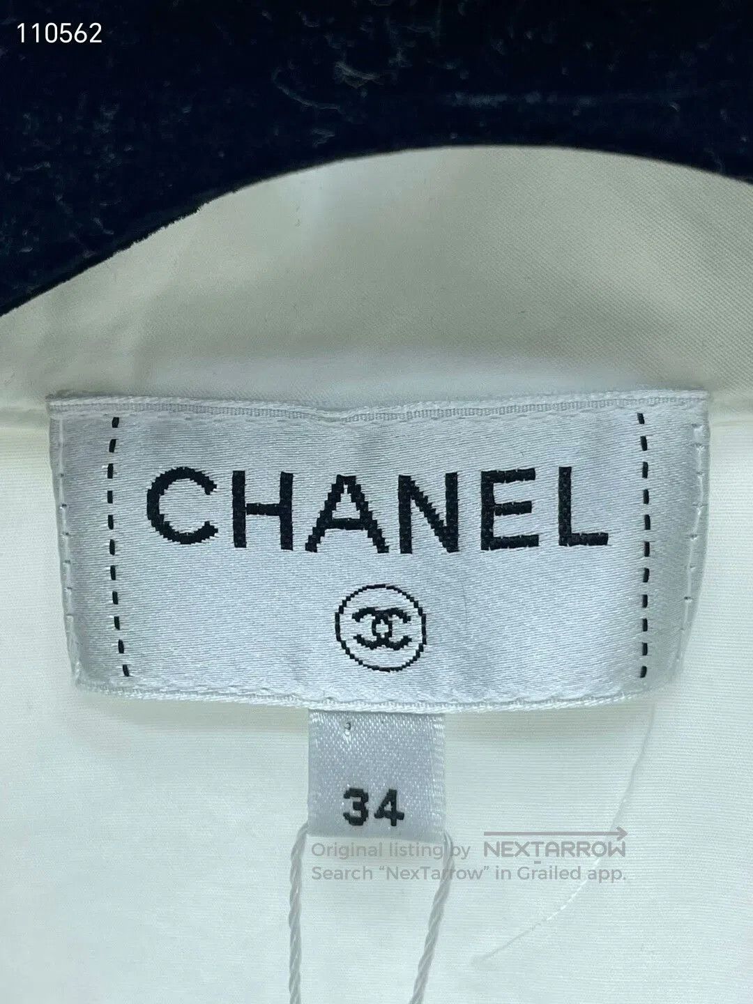 Chanel Chanel Diamond Buckle White Shirt. Size XXS / US 00 / IT 34 - 6 Thumbnail