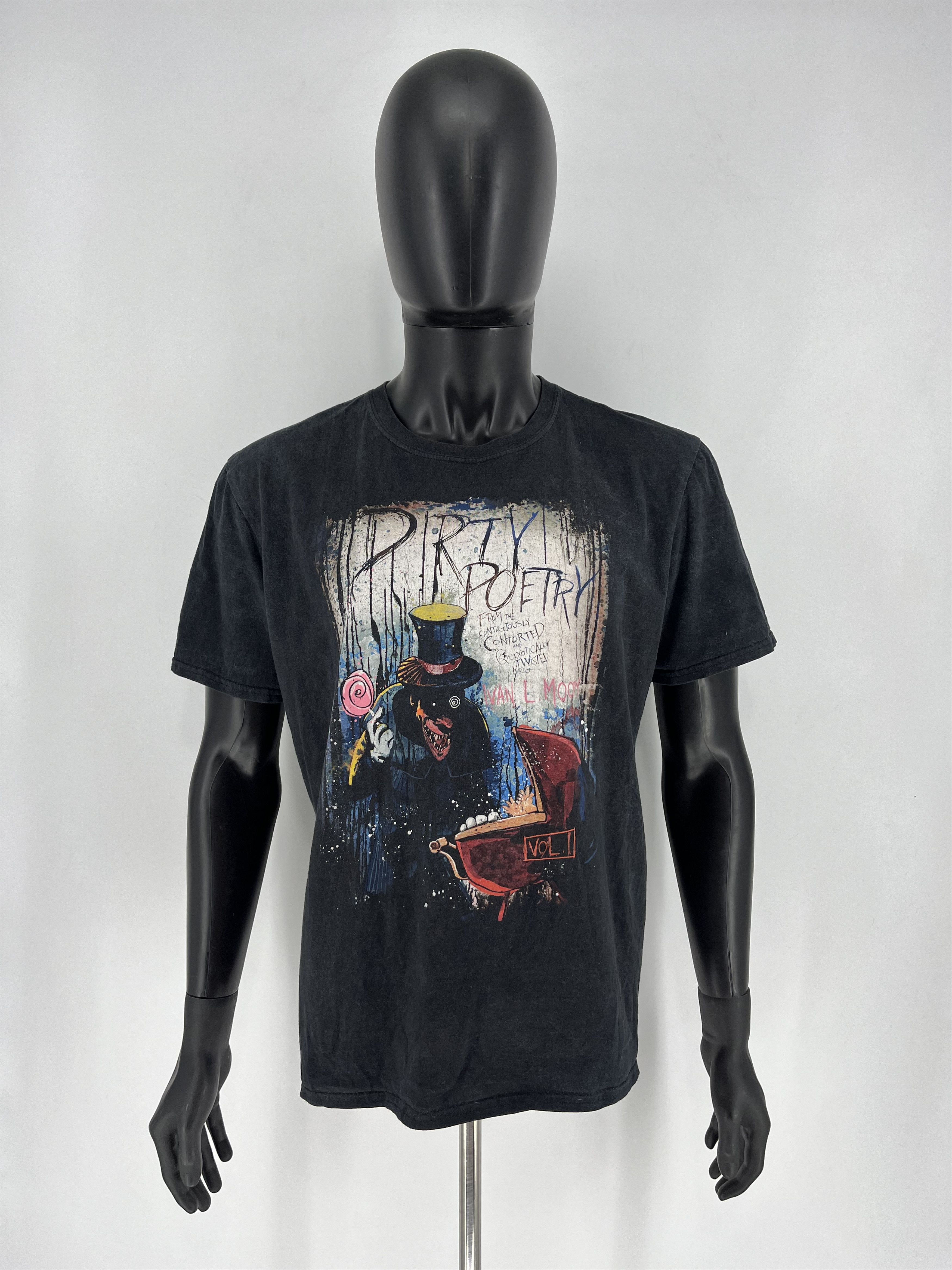 Band Tees × Vintage Vintage Ivan L. Moody's - Dirty Poetry Cover Art T-Shirt Size US L / EU 52-54 / 3 - 2 Thumbnail