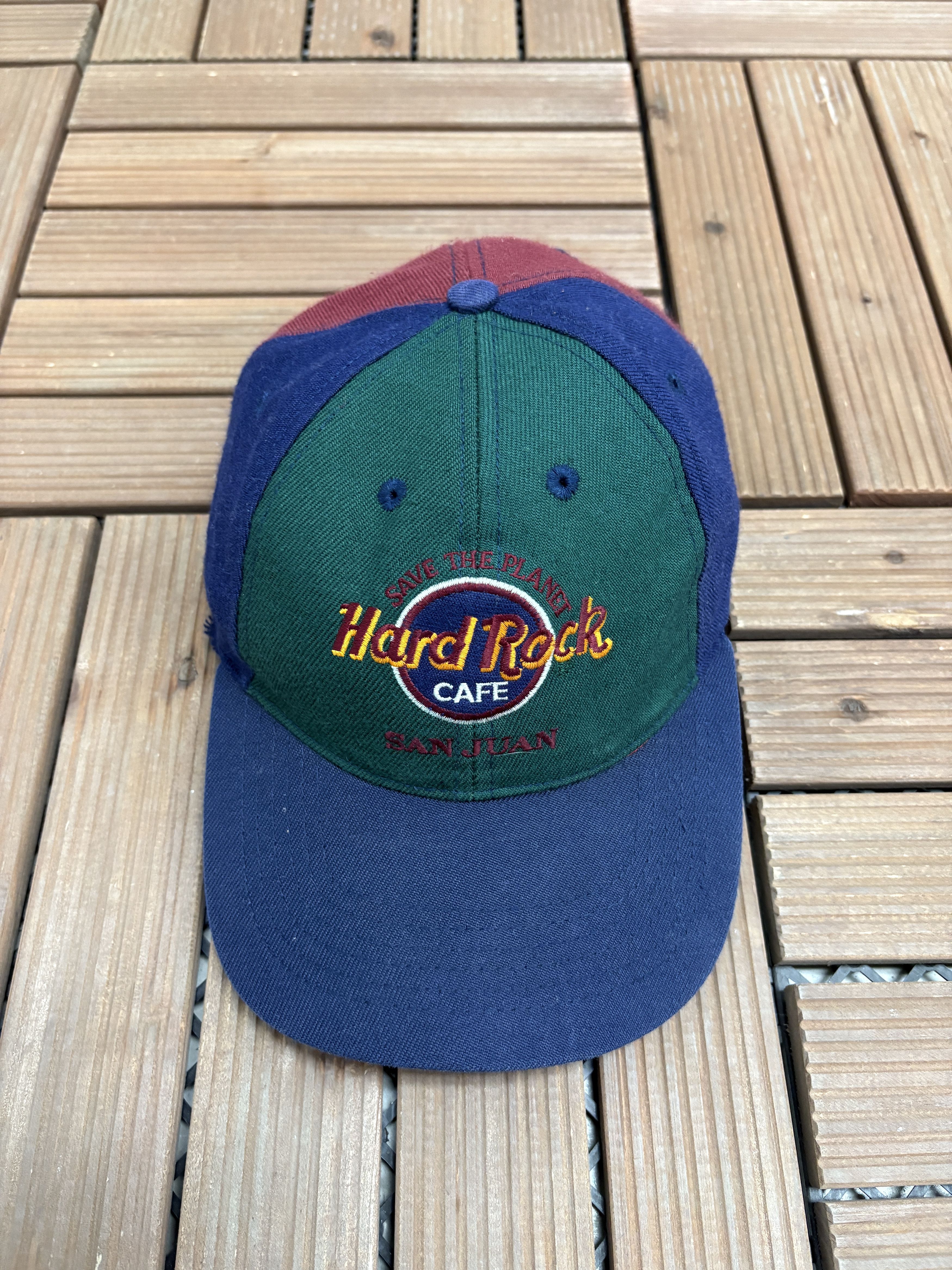 Vintage Hard Rock Cafe San Juan Vintage Snap Back Hat Cap Size ONE SIZE - 2 Thumbnail