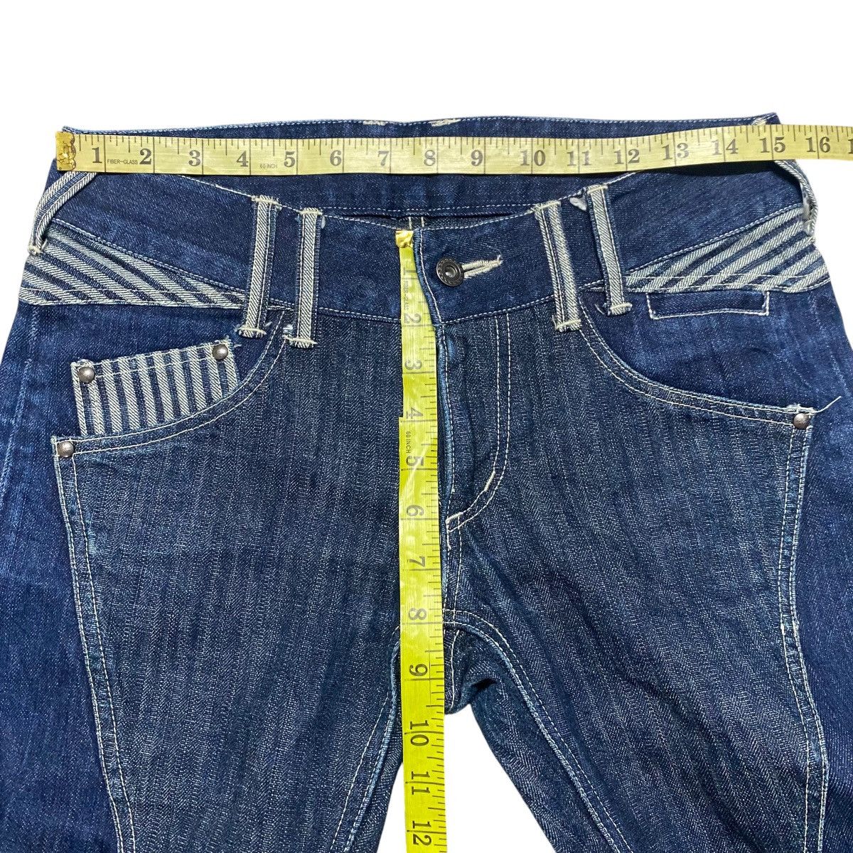 Japanese Brand Tetei Kessler Denim Hybrid Jeans Size US 30 / EU 46 - 15 Thumbnail