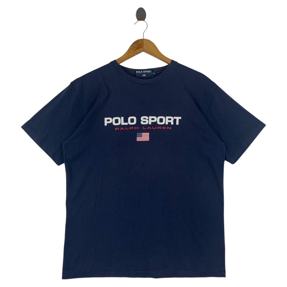 Polo Ralph Lauren × Vintage Vintage POLO SPORT by POLO RALPH LAUREN spellout tees Size US L / EU 52-54 / 3 - 1 Thumbnail
