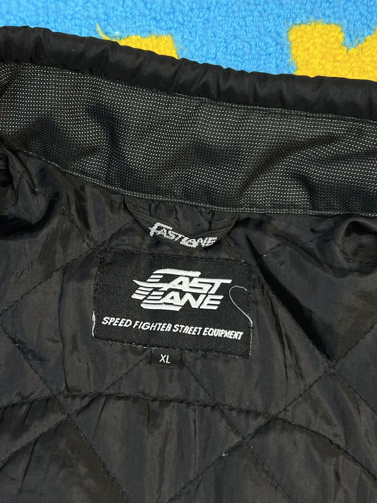 NASCAR Vintage Fast Lane Speed Fighter Black Racing Jacket Size US XL / EU 56 / 4 - 11 Thumbnail