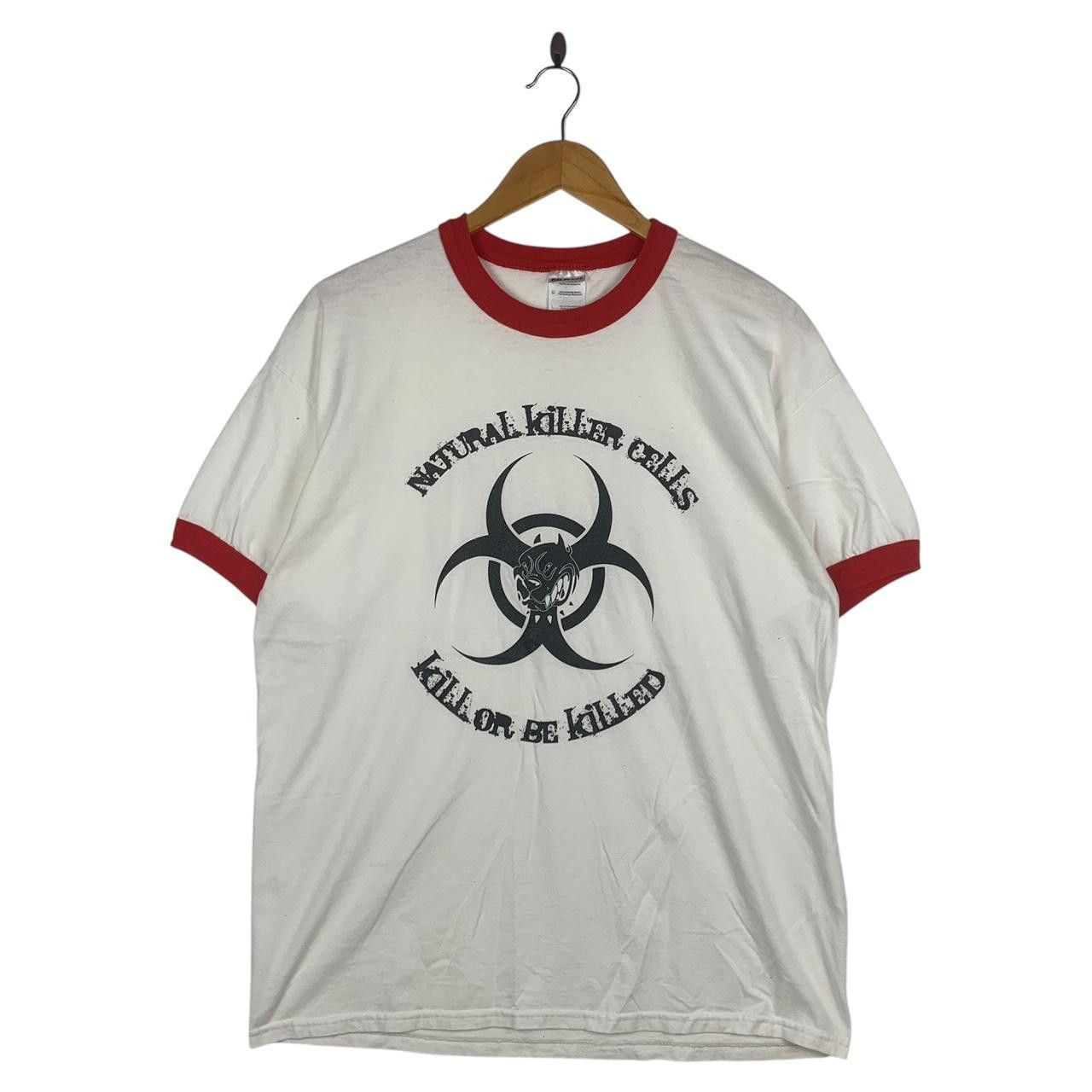 Vintage Vintage NATURAL KILLER CELLS Cyberpunk Biohazard Tee Shirt Size US L / EU 52-54 / 3 - 1 Thumbnail