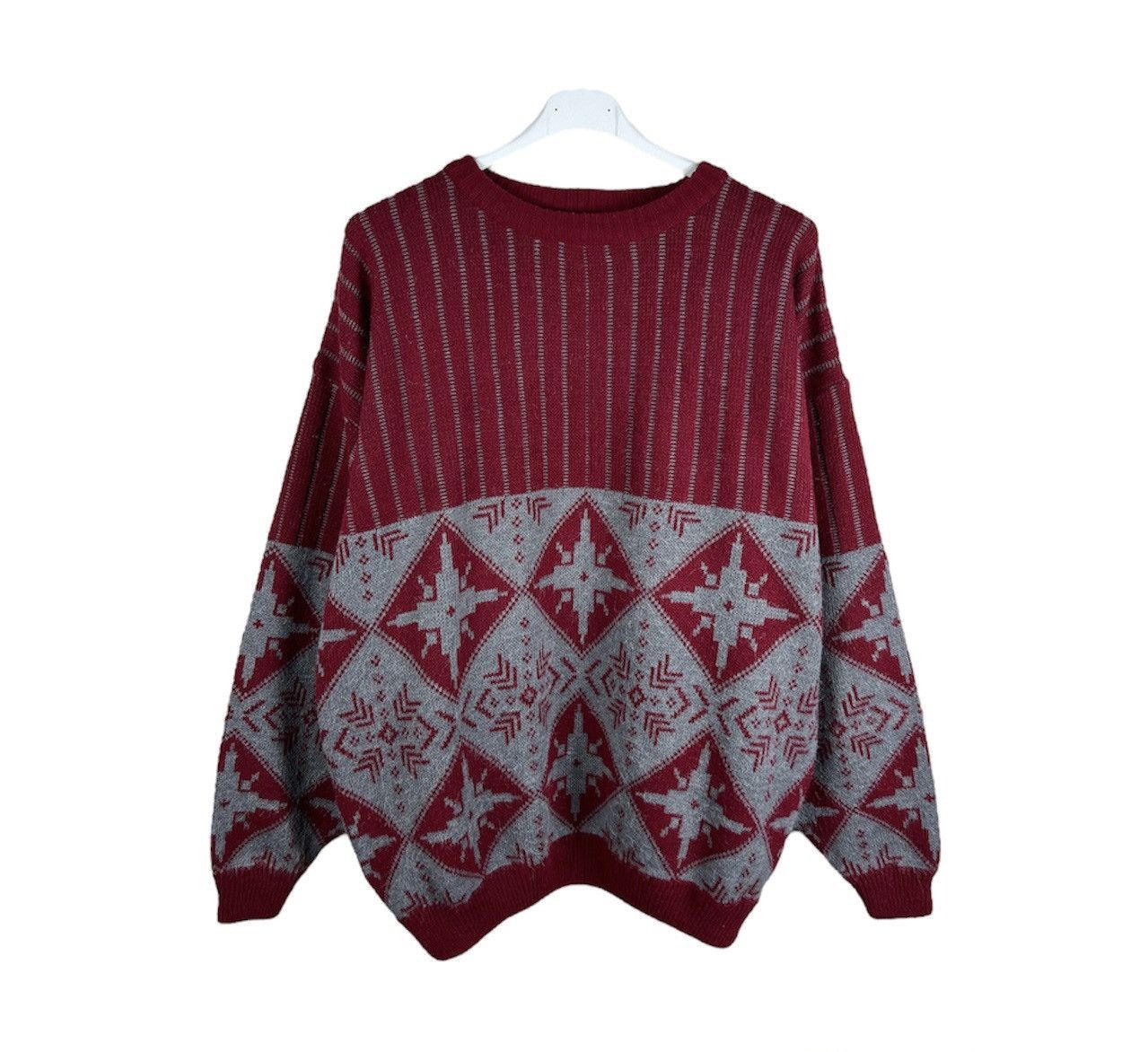 Levi's Vintage Levis Civvy Street snowflakes winter pattern sweater Size US XL / EU 56 / 4 - 1 Thumbnail