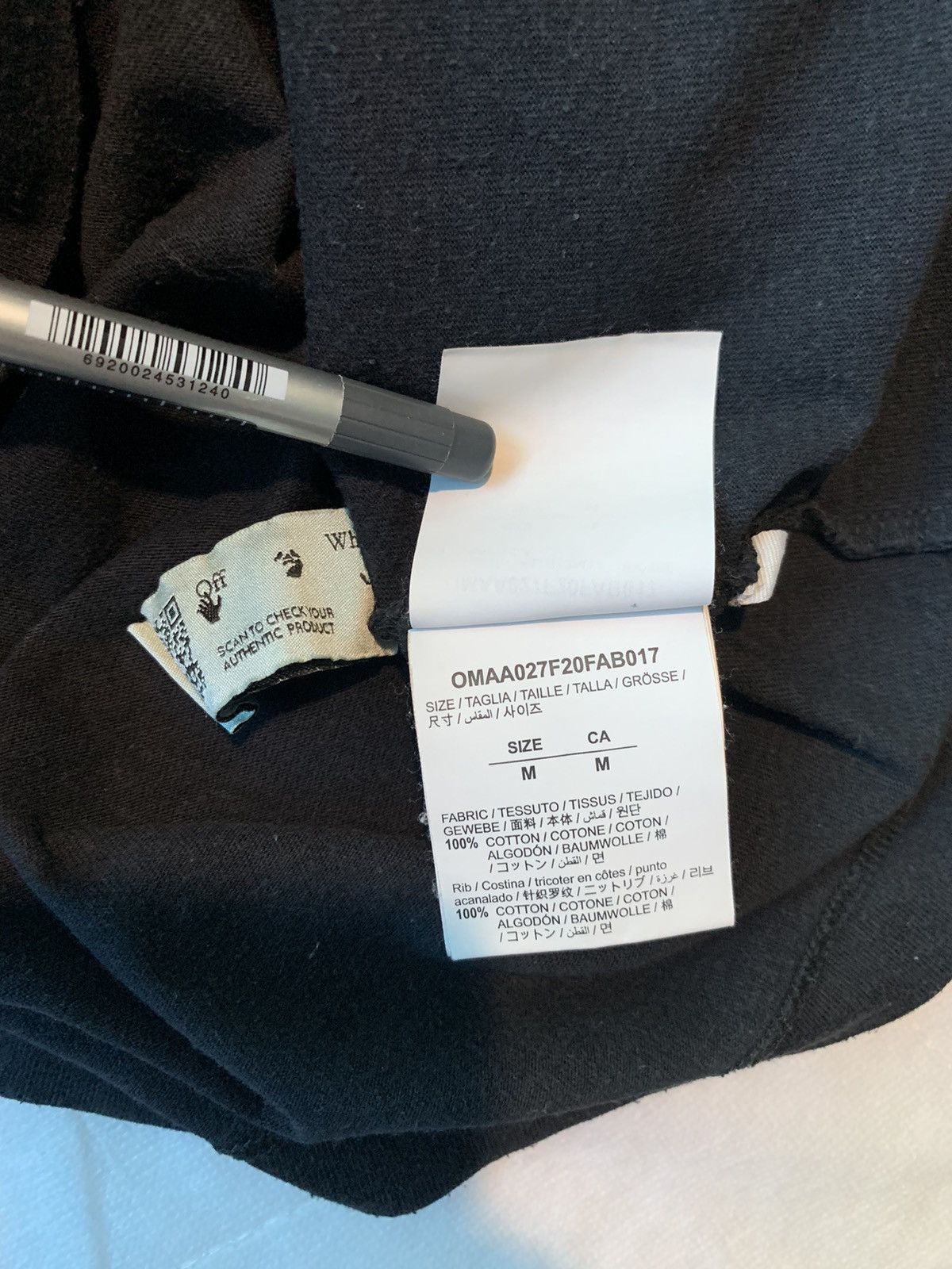 Off-White OFF-WHITE SS20 Pascal Tshirt Size US M / EU 48-50 / 2 - 11 Thumbnail