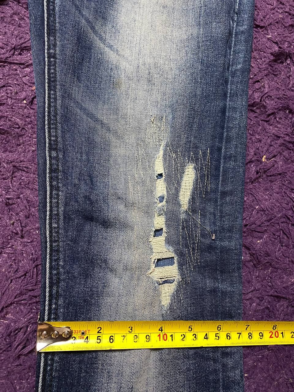 Diesel Vintage Diesel Jeans Japanese Y2K Faded Distress Size US 28 / EU 44 - 3 Thumbnail
