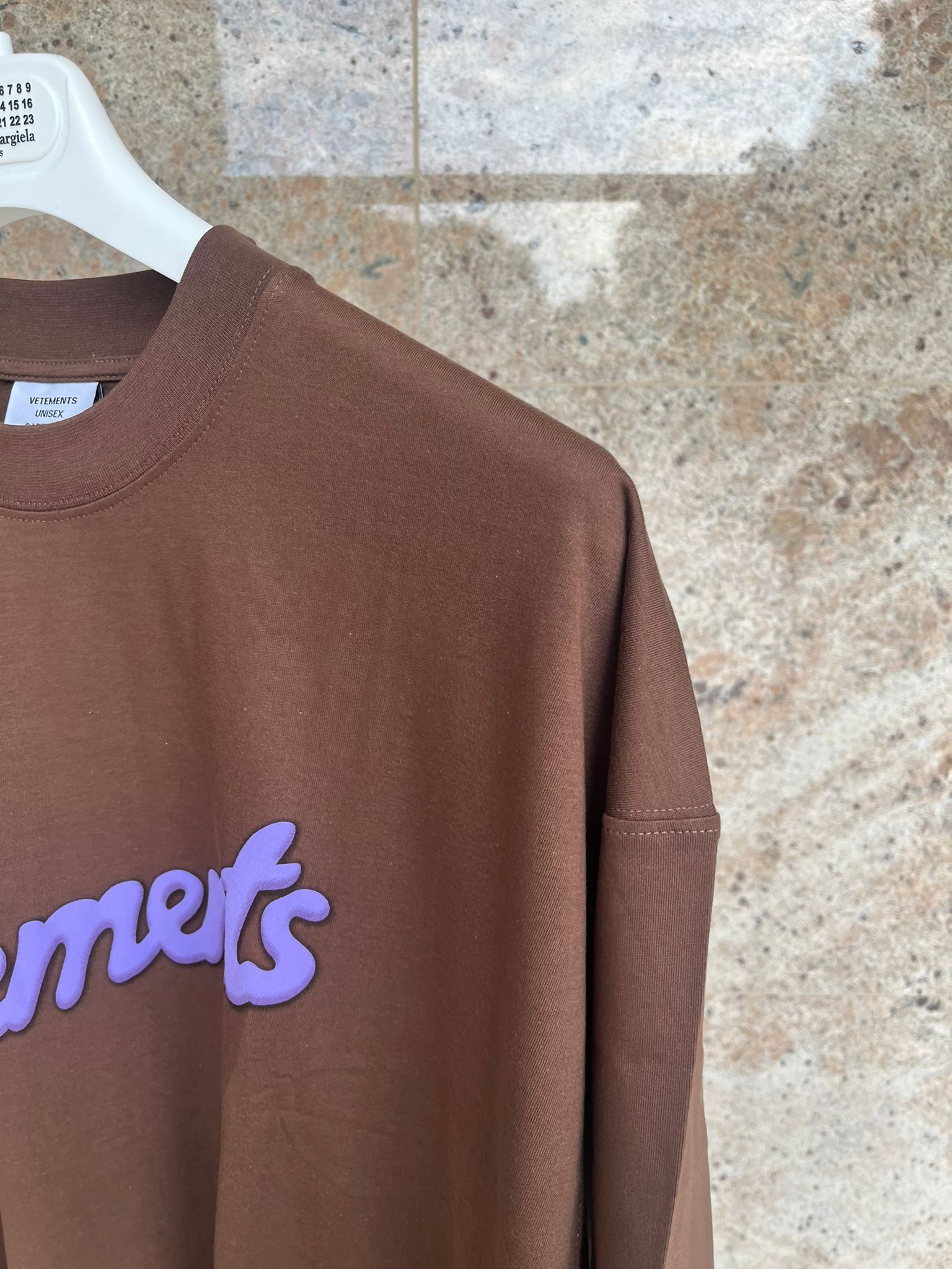 Vetements Sweet Logo T-Shirt SS in Chocolate Size US M / EU 48-50 / 2 - 9 Thumbnail