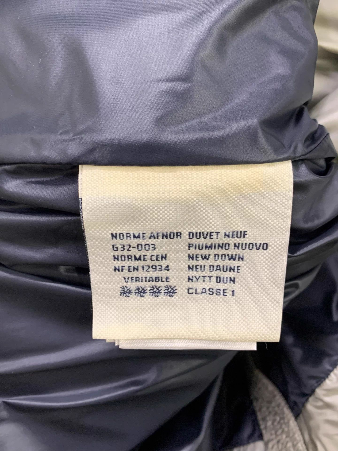 Moncler Moncler Silver Gray Lamb Wool Paneled Down Jacket Size 2 New Size XS / US 0-2 / IT 36-38 - 7 Thumbnail