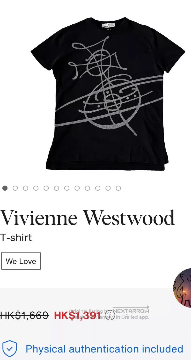 Vivienne Westwood Vivienne Westwood Saturn print T-shirt Size L / US 10 / IT 46 - 7 Thumbnail