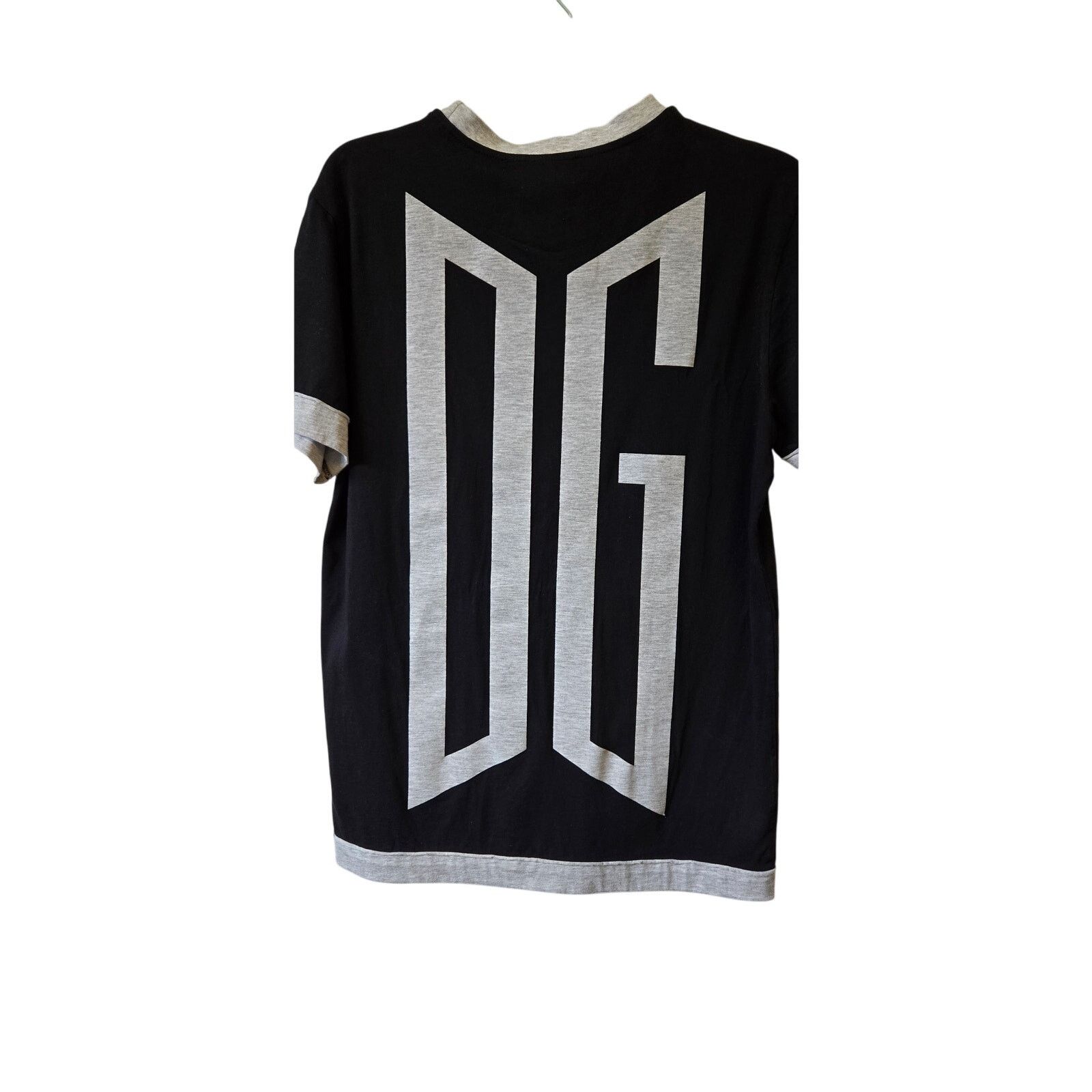 Dolce & Gabbana Dolce Gabbana Men's M Black T-Shirt Large DG Logo Oversize Size US M / EU 48-50 / 2 - 1 Thumbnail