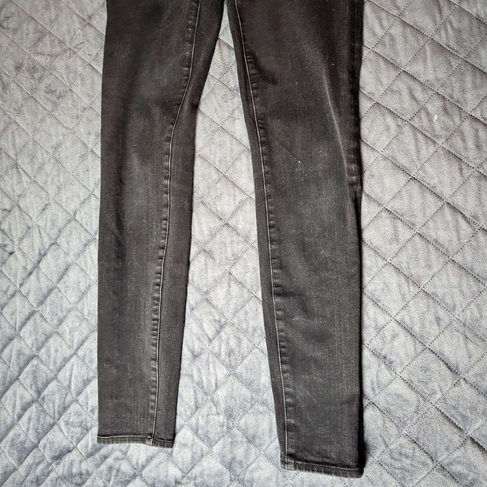 J.Crew J.CREW Women's Straight Jeans All-Day Stretch Mid Rise Black 28 Jeans Women Slim Straight 28 Regular Black Denim Stretch Size 28" / US 6 / IT 42 - 2 Thumbnail