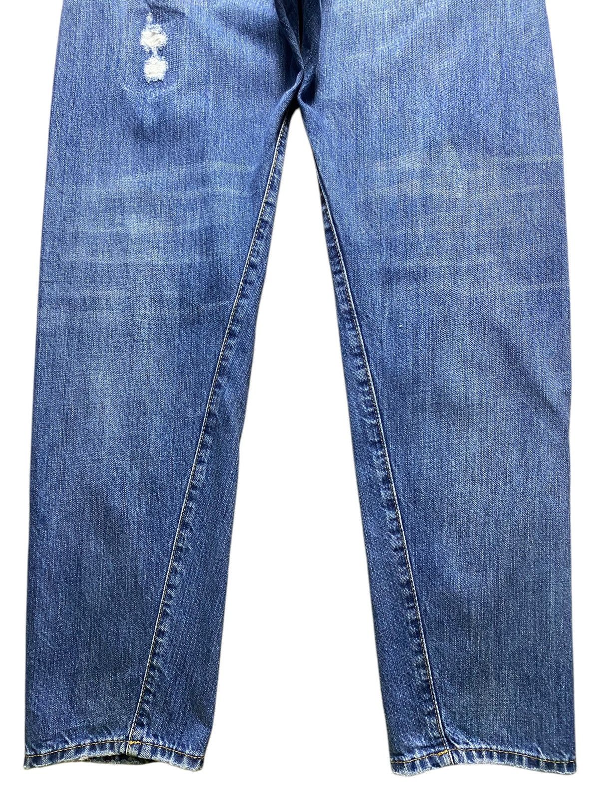 Dsquared2 Vintage Dsquared2 Blue Wash Distressed Skinny Jeans Size US 33 - 6 Thumbnail