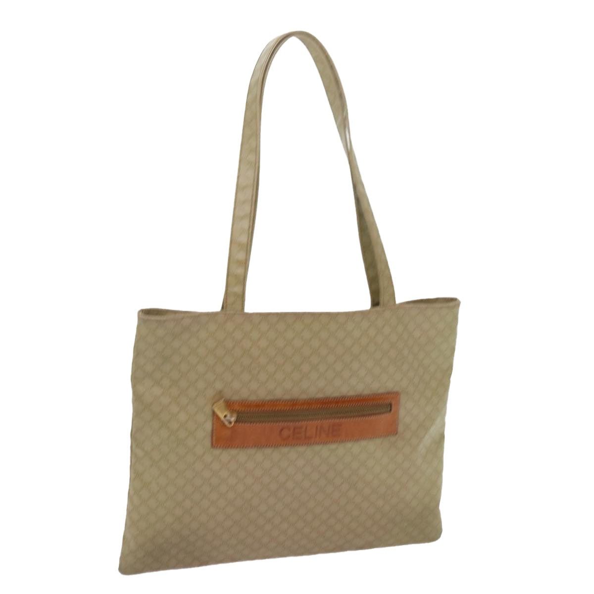 Celine CELINE Macadam Canvas Tote Bag Beige Size ONE SIZE - 1 Thumbnail