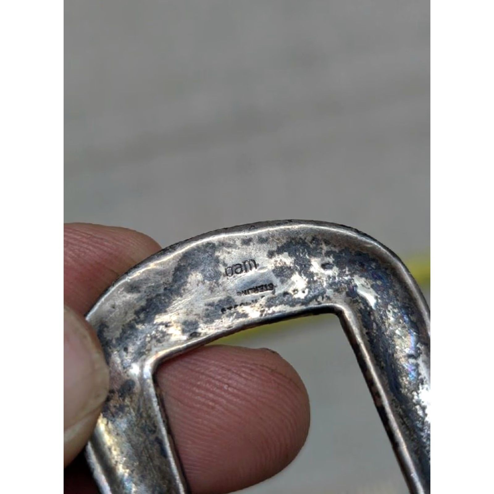 Vintage VINTAGE Ranger NAVAJO 4pc belt buckle set Sterling Silver handcrafted western Size ONE SIZE - 6 Thumbnail