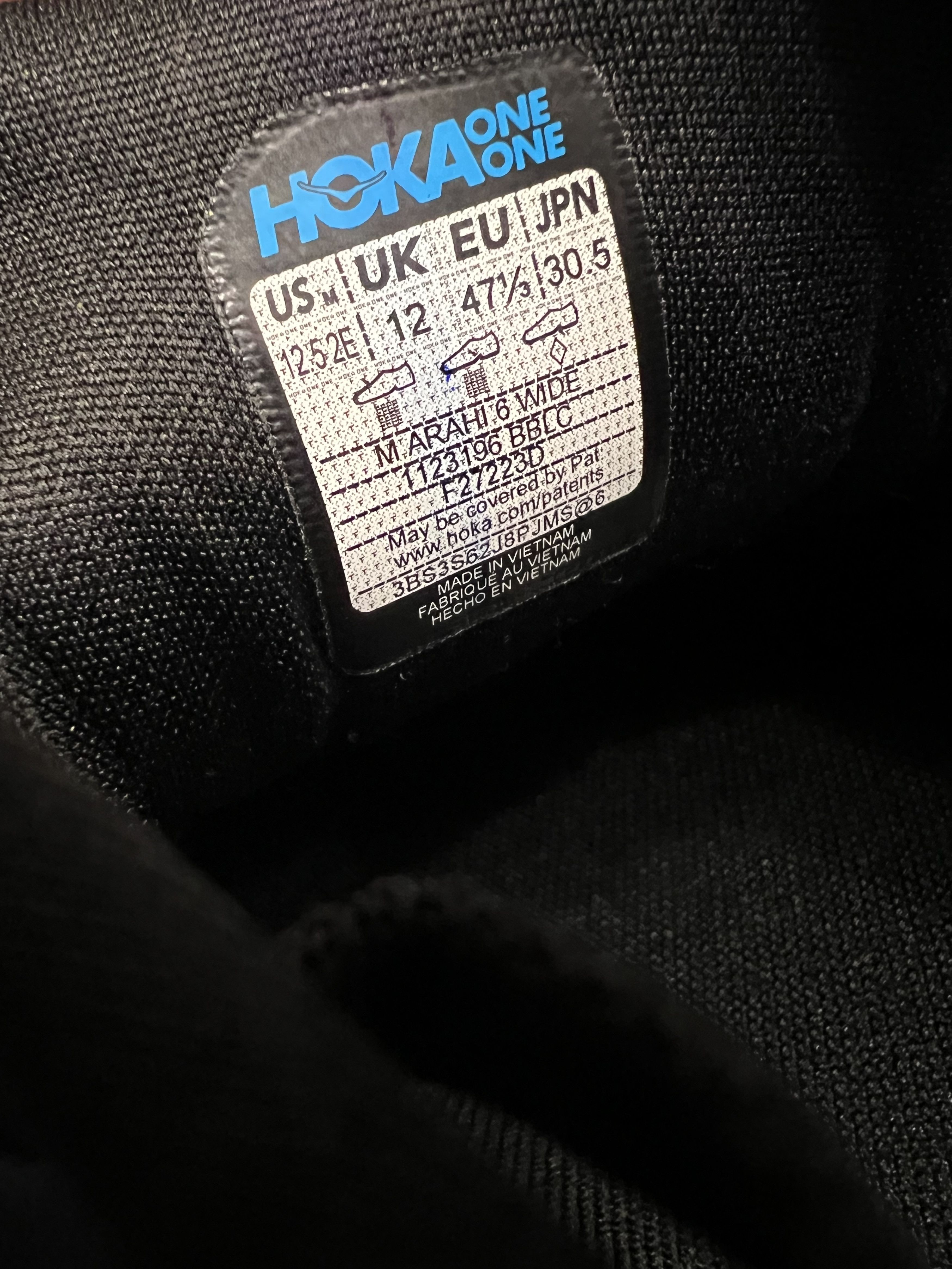 Hoka 12.5 2E Hoka One One Arahi 6 Wide Running Shoes Walking Gym Size US 12.5 / EU 45-46 - 7 Thumbnail