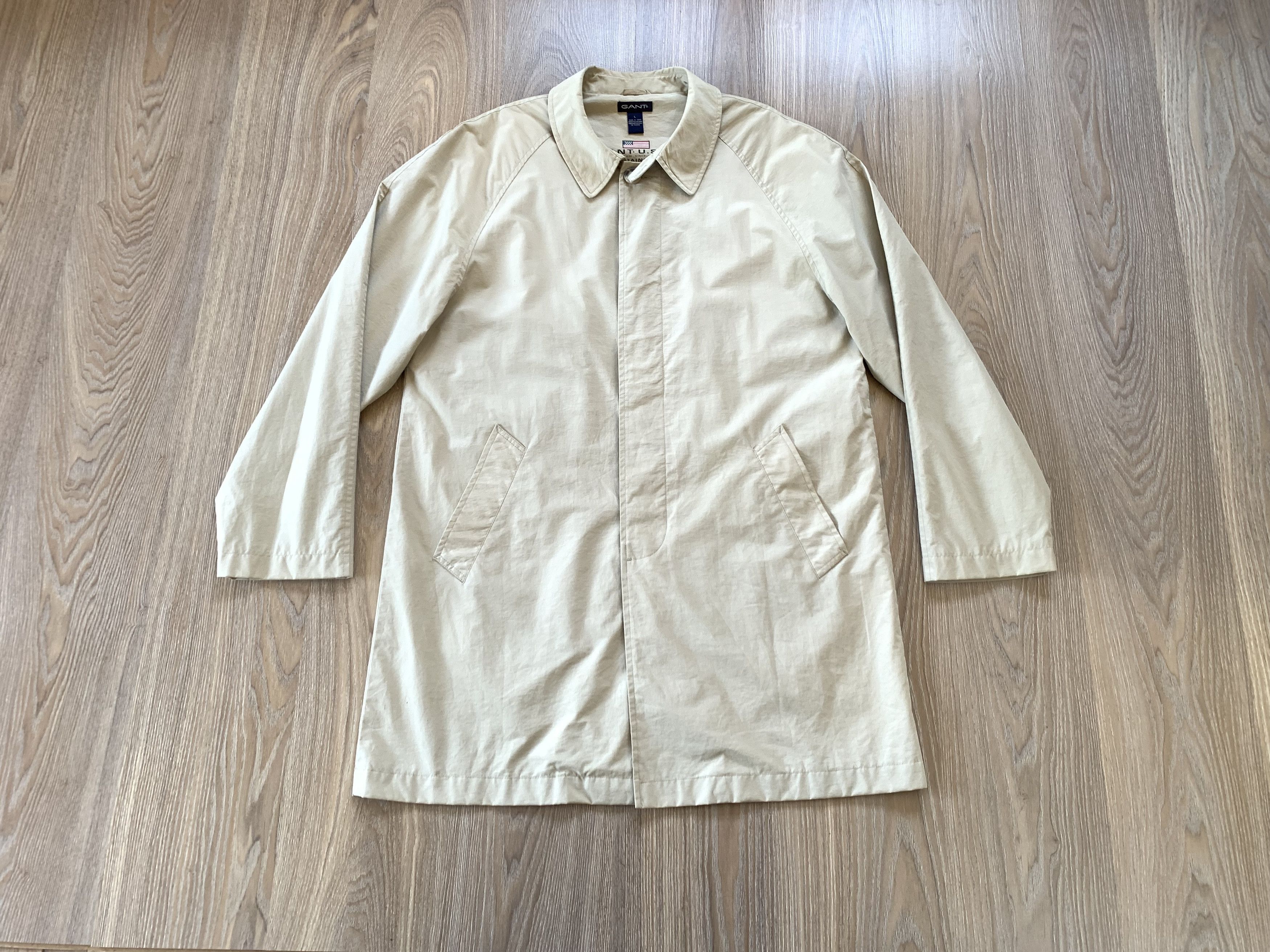 Gant Mens Vintage Gant USA The Raincoat Trench Overcoat Size US L / EU 52-54 / 3 - 1 Thumbnail