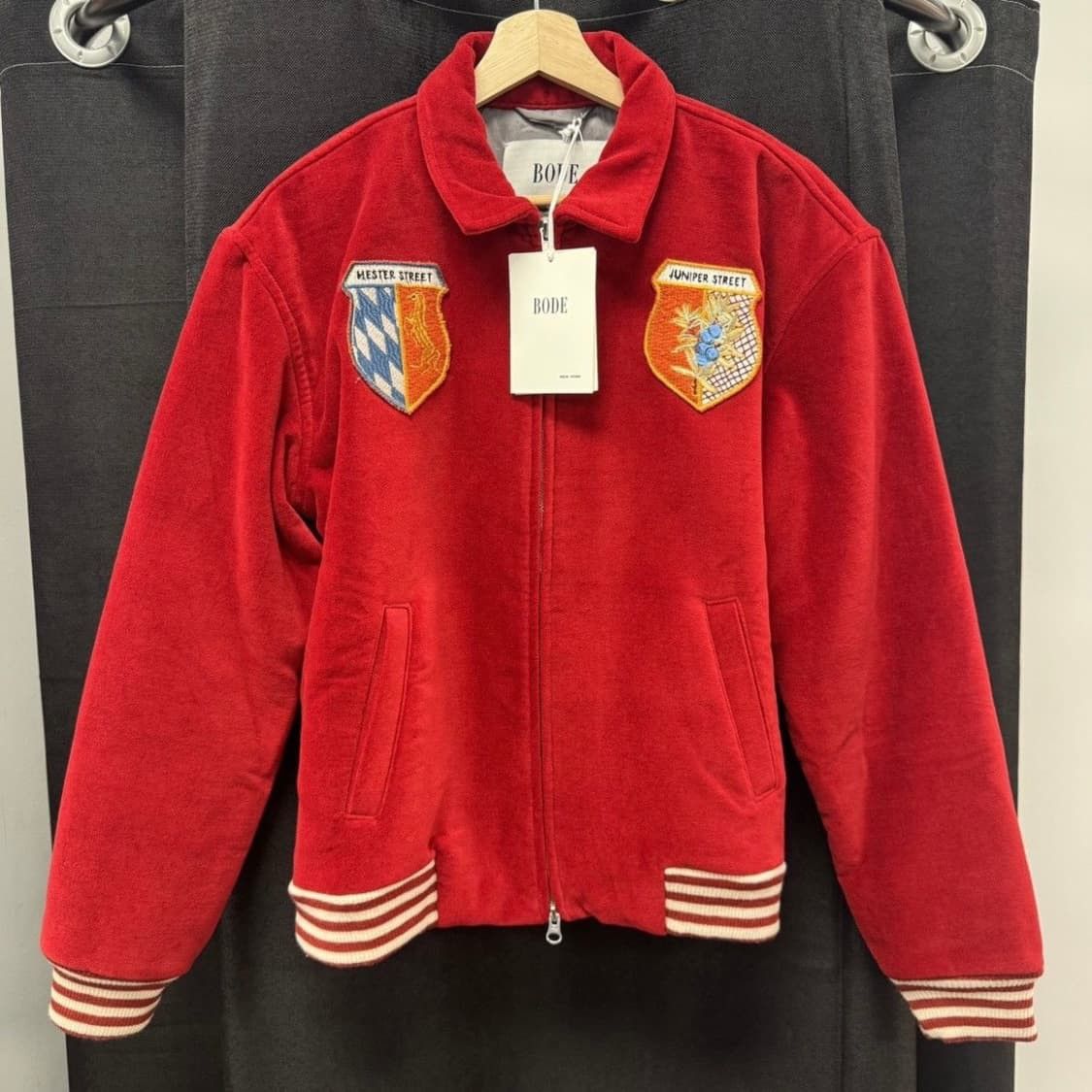 Bode Bode Wenham Souvenir Velvet Jacket Size US L / EU 52-54 / 3 - 1 Thumbnail