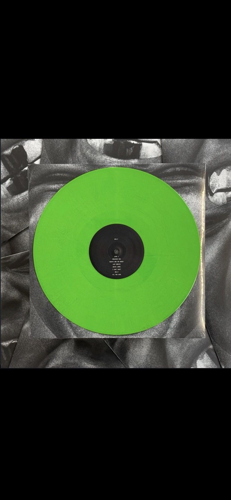 Yeezy Ye Bully Lime Green Vinyl RSD Kanye West Exclusive In Hand Size ONE SIZE - 2 Thumbnail