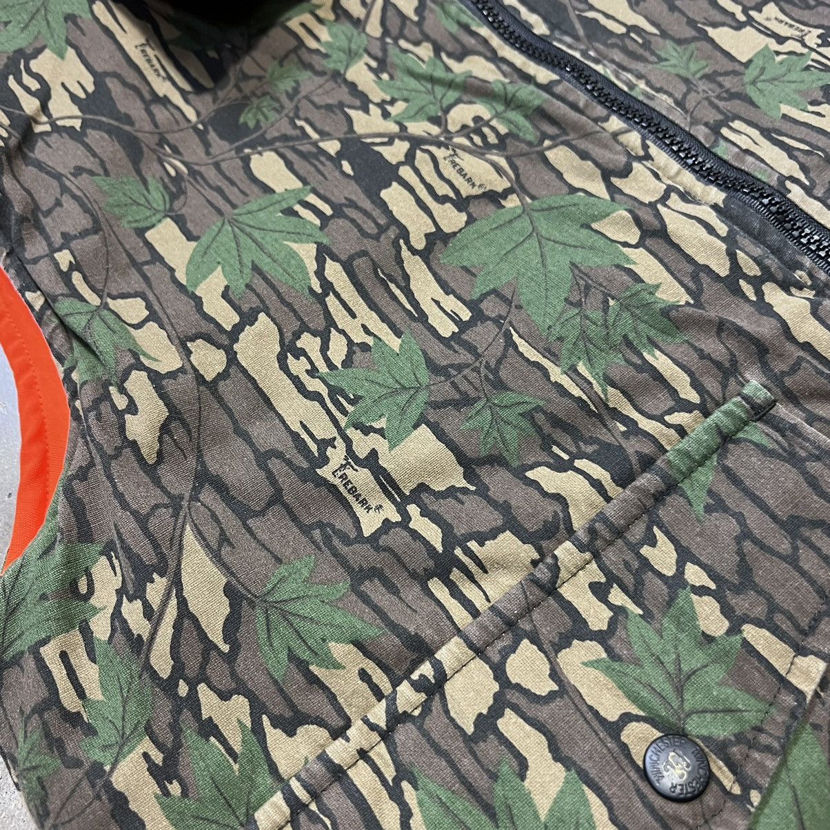 Vintage × Winchester Vintage 90s Winchester Camo Vest Trebark Reversible Hunting Size US S / EU 44-46 / 1 - 4 Thumbnail